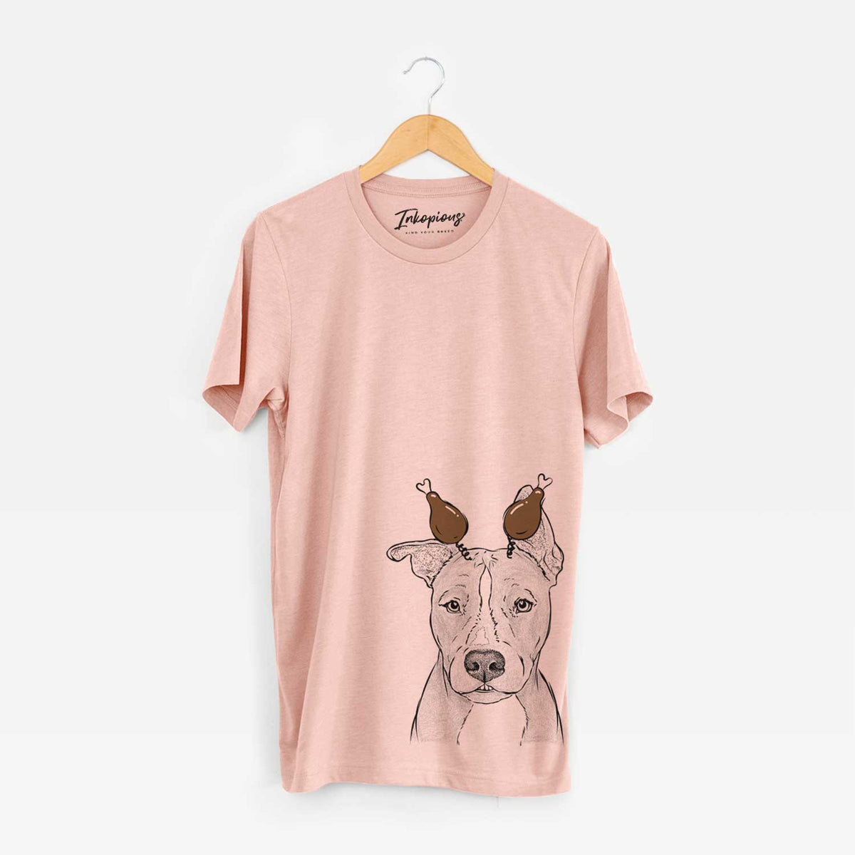 Thanksgiving Kisses the Pitbull - Unisex Crewneck