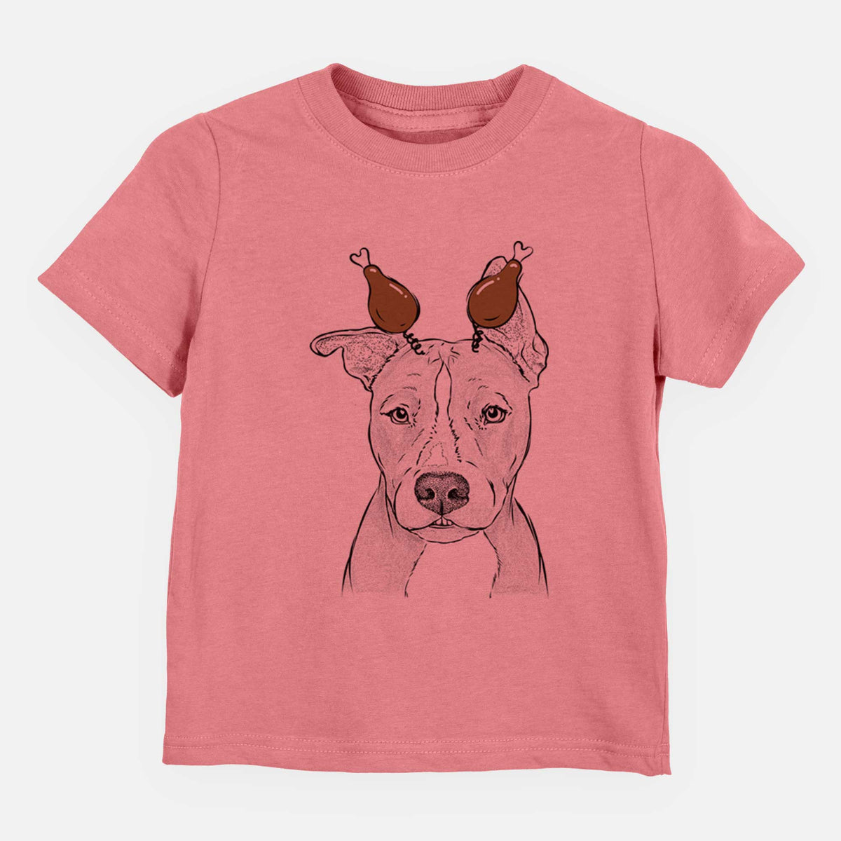 Thanksgiving Kisses the Pitbull - Kids/Youth/Toddler Shirt