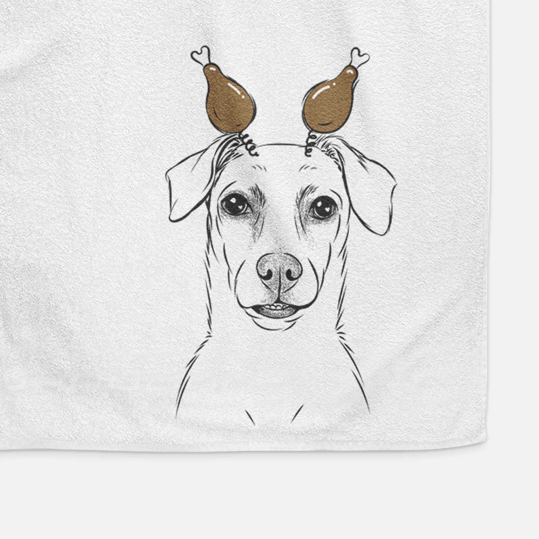 Koa the Jack Russell Terrier Decorative Hand Towel