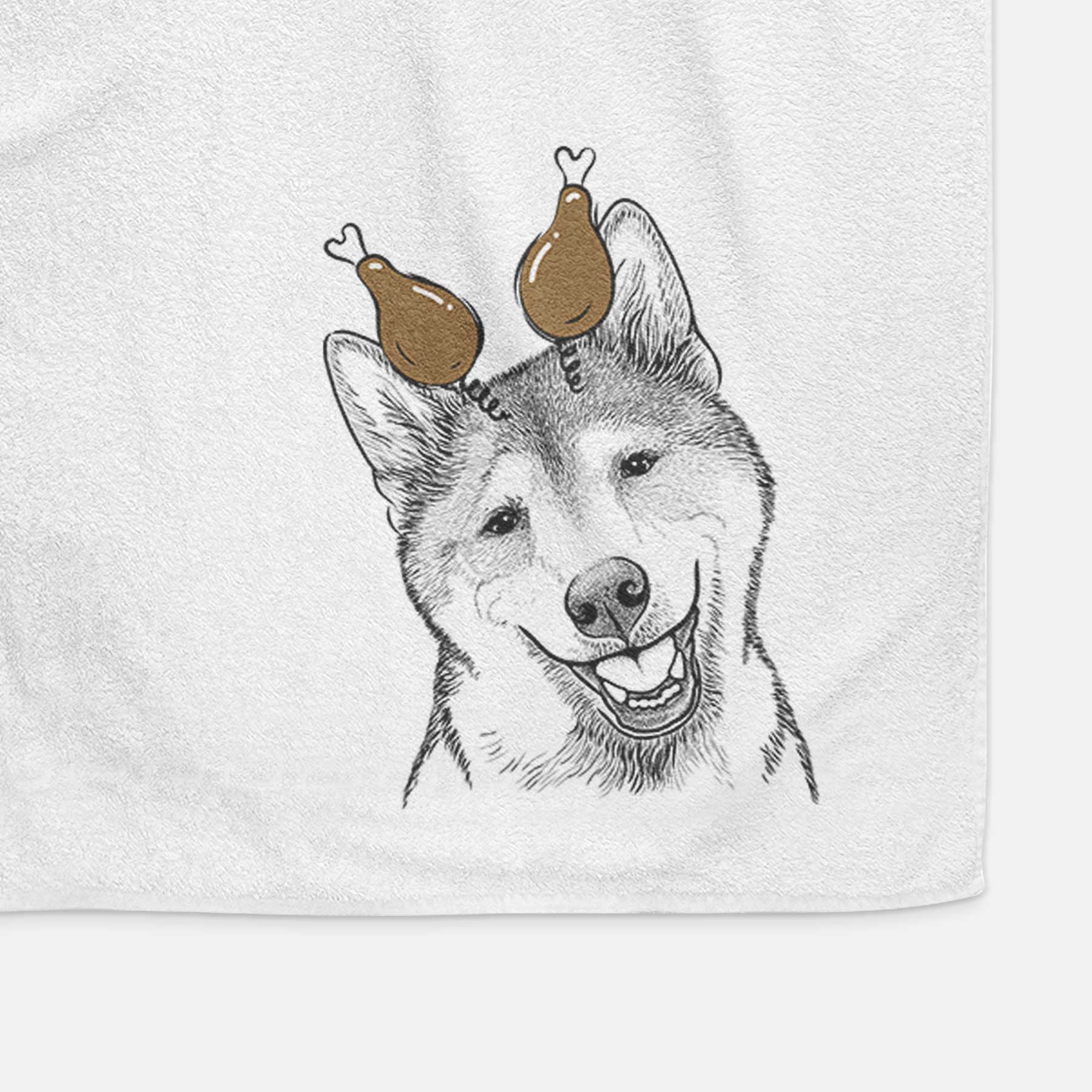 Koby the Shiba Inu Decorative Hand Towel