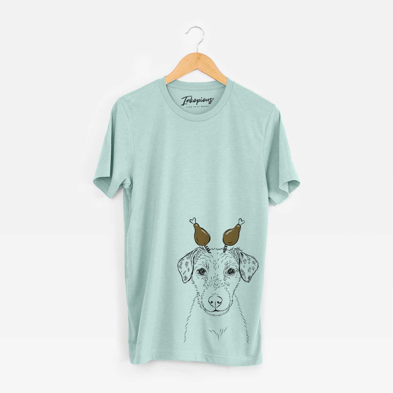 Thanksgiving Kozmo the Jack Russell Terrier - Unisex Crewneck