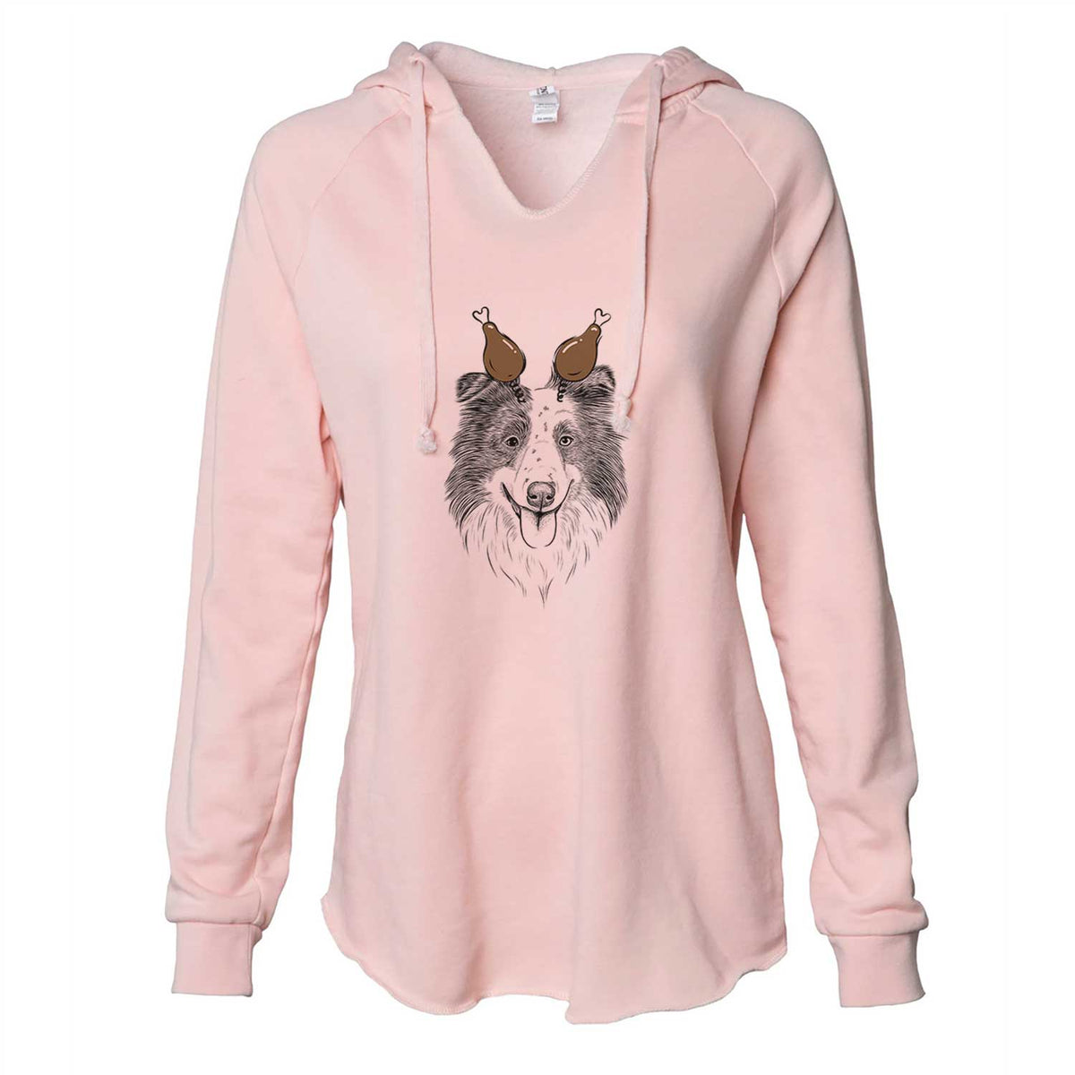 Thanksgiving Lady Bug the Border Collie - Cali Wave Hooded Sweatshirt