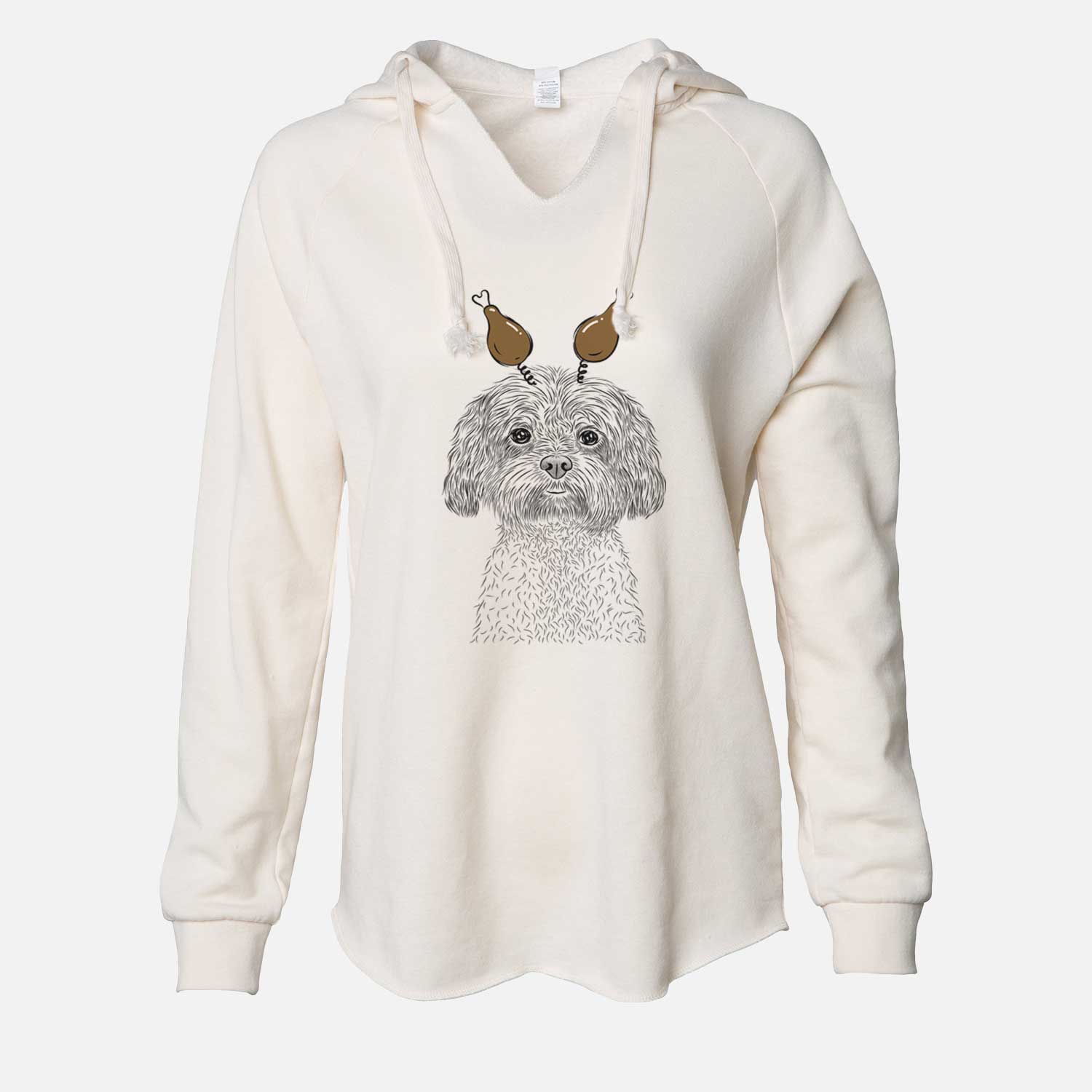 Thanksgiving Lane the Lhasa Apso - Cali Wave Hooded Sweatshirt