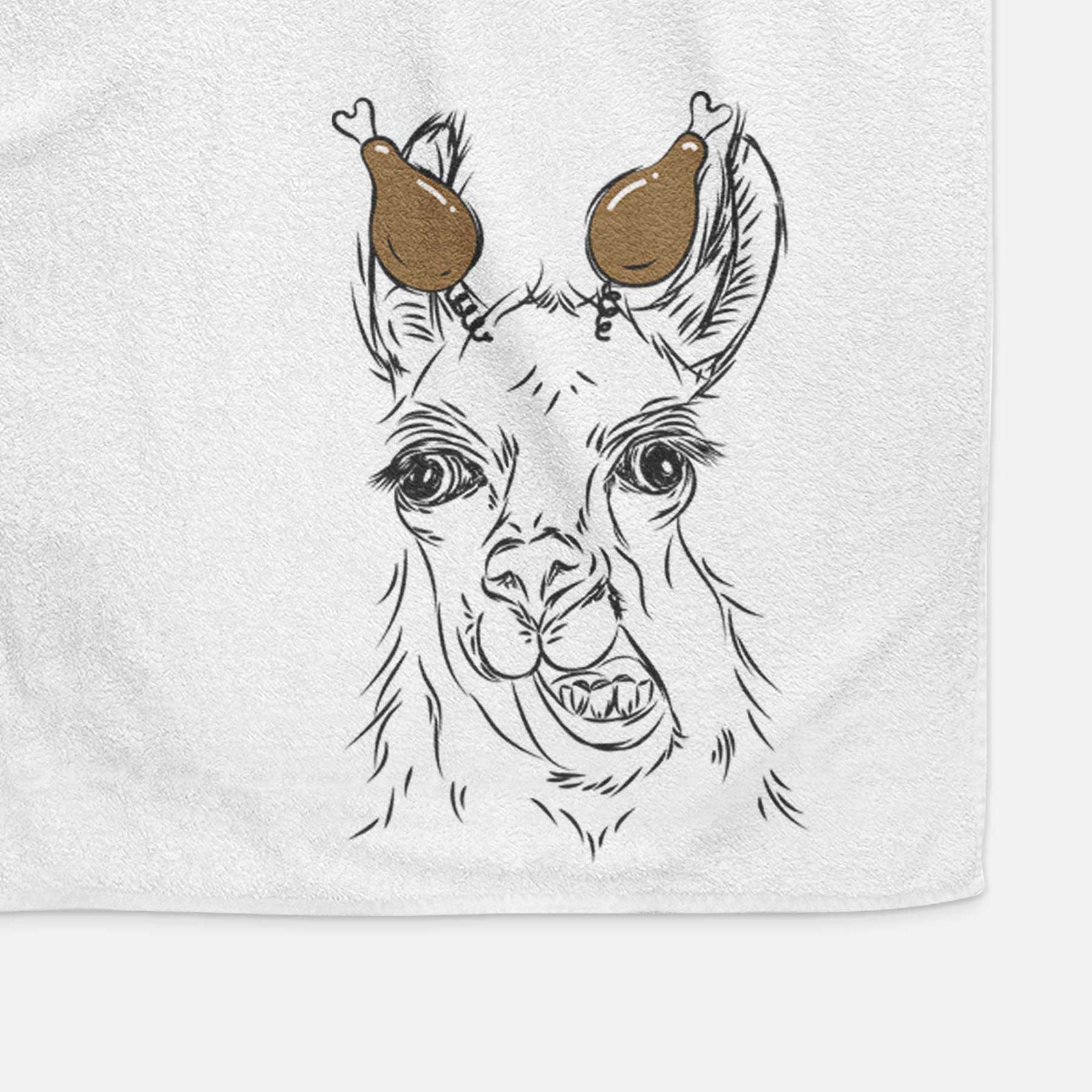 Larry the Llama Decorative Hand Towel