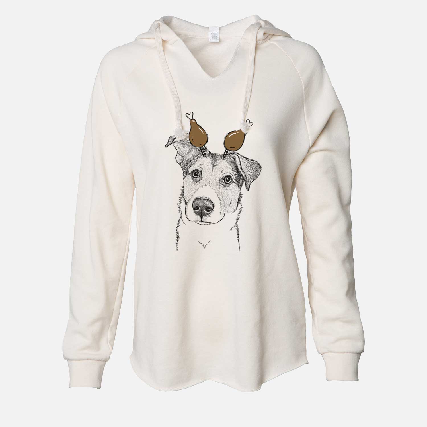 Thanksgiving Leia the Mixed Breed - Cali Wave Hooded Sweatshirt