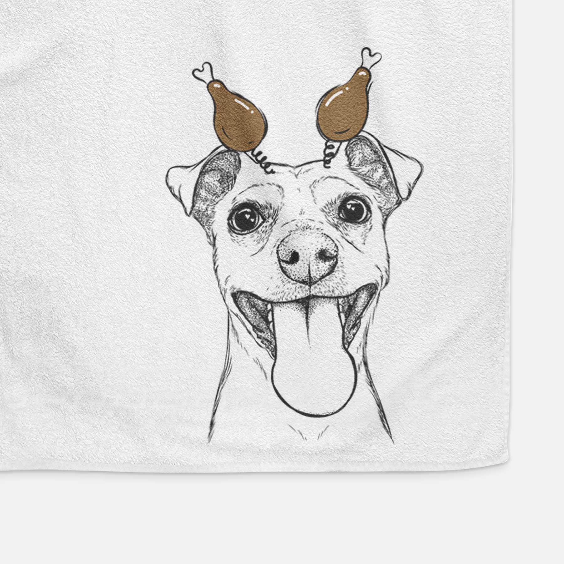 Lemmie the Mixed Breed Decorative Hand Towel