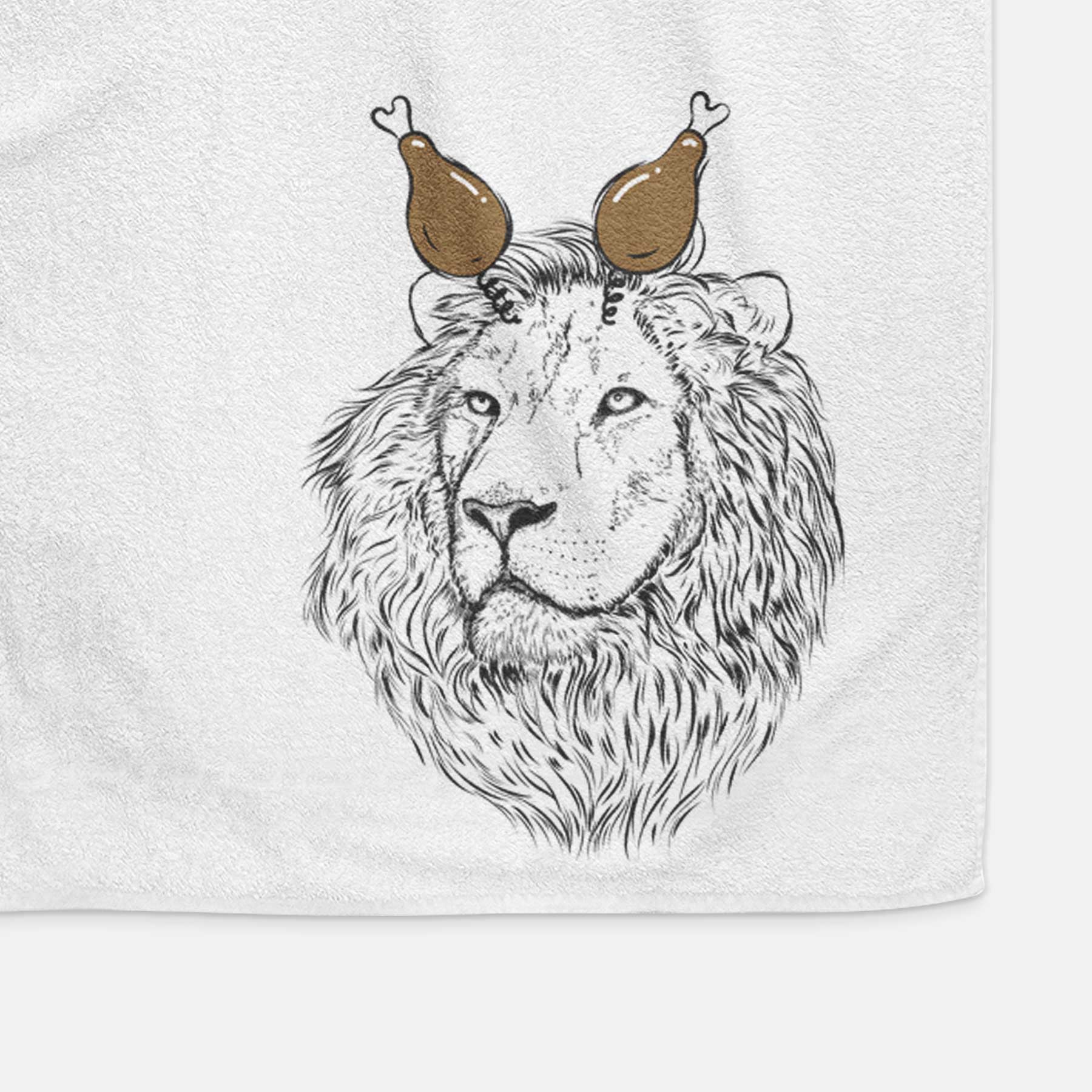 Lenny the Lion Decorative Hand Towel