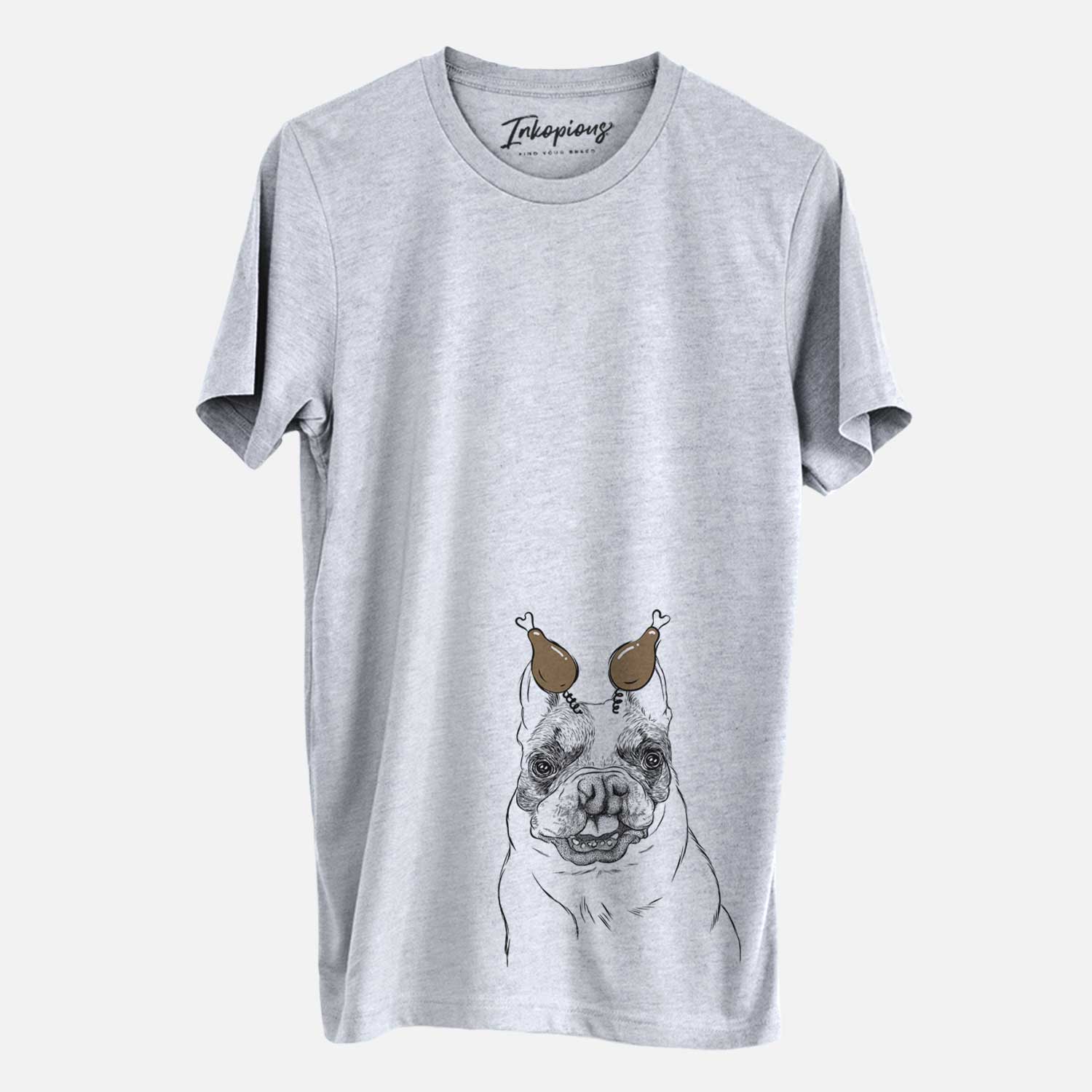 Thanksgiving Lentil the French Bulldog - Unisex Crewneck