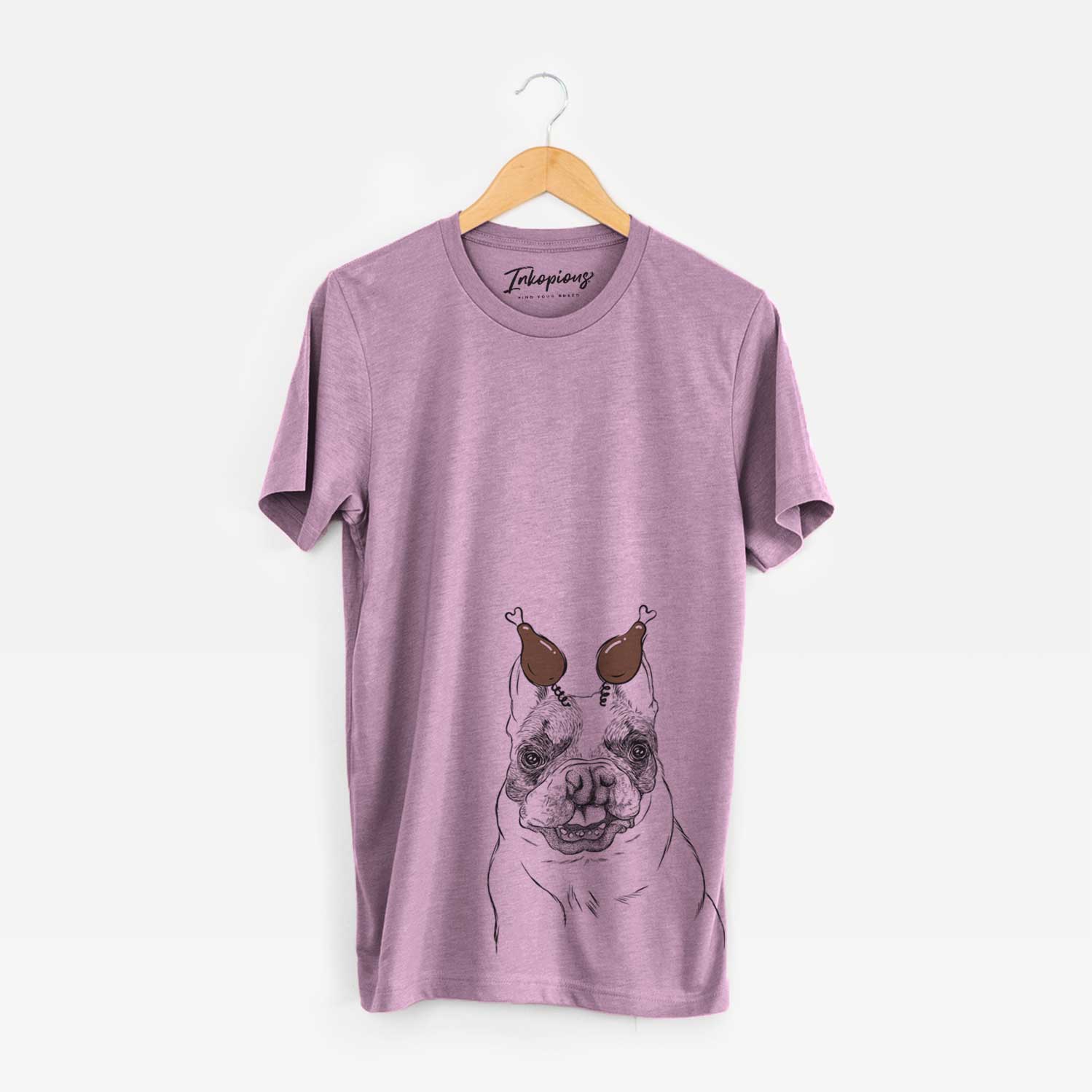 Thanksgiving Lentil the French Bulldog - Unisex Crewneck