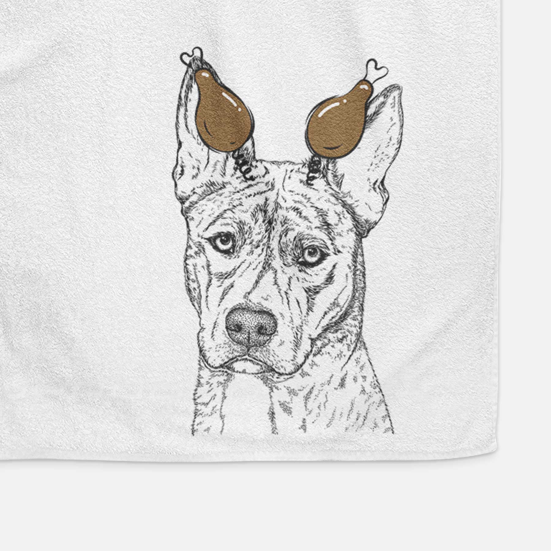 Leo the Ibizan Hound Bull Mastiff Mix Decorative Hand Towel