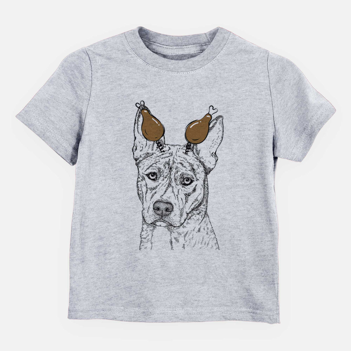 Thanksgiving Leo the Ibizan Hound Bull Mastiff Mix - Kids/Youth/Toddler Shirt