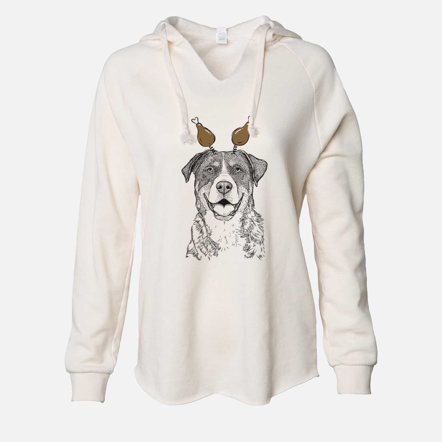 Thanksgiving Leon the Greater Swiss Mountain Dog - Cali Wave Hooded Sweatshirt