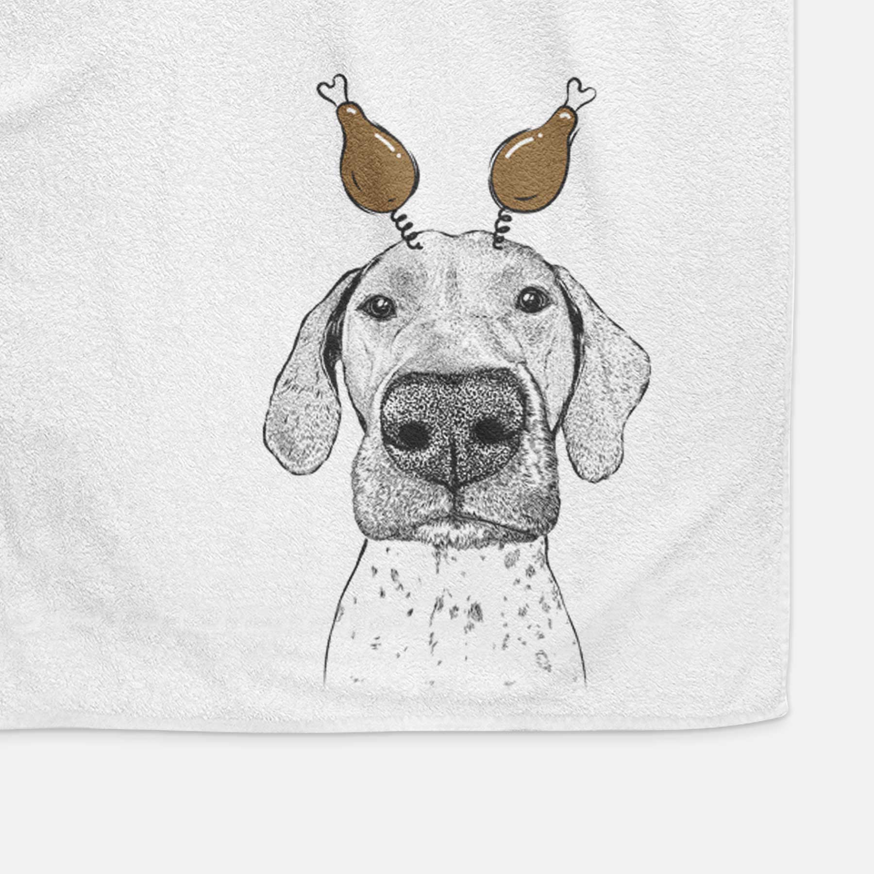 Leroy the German Shorthaired Pointer Decorative Hand Towel