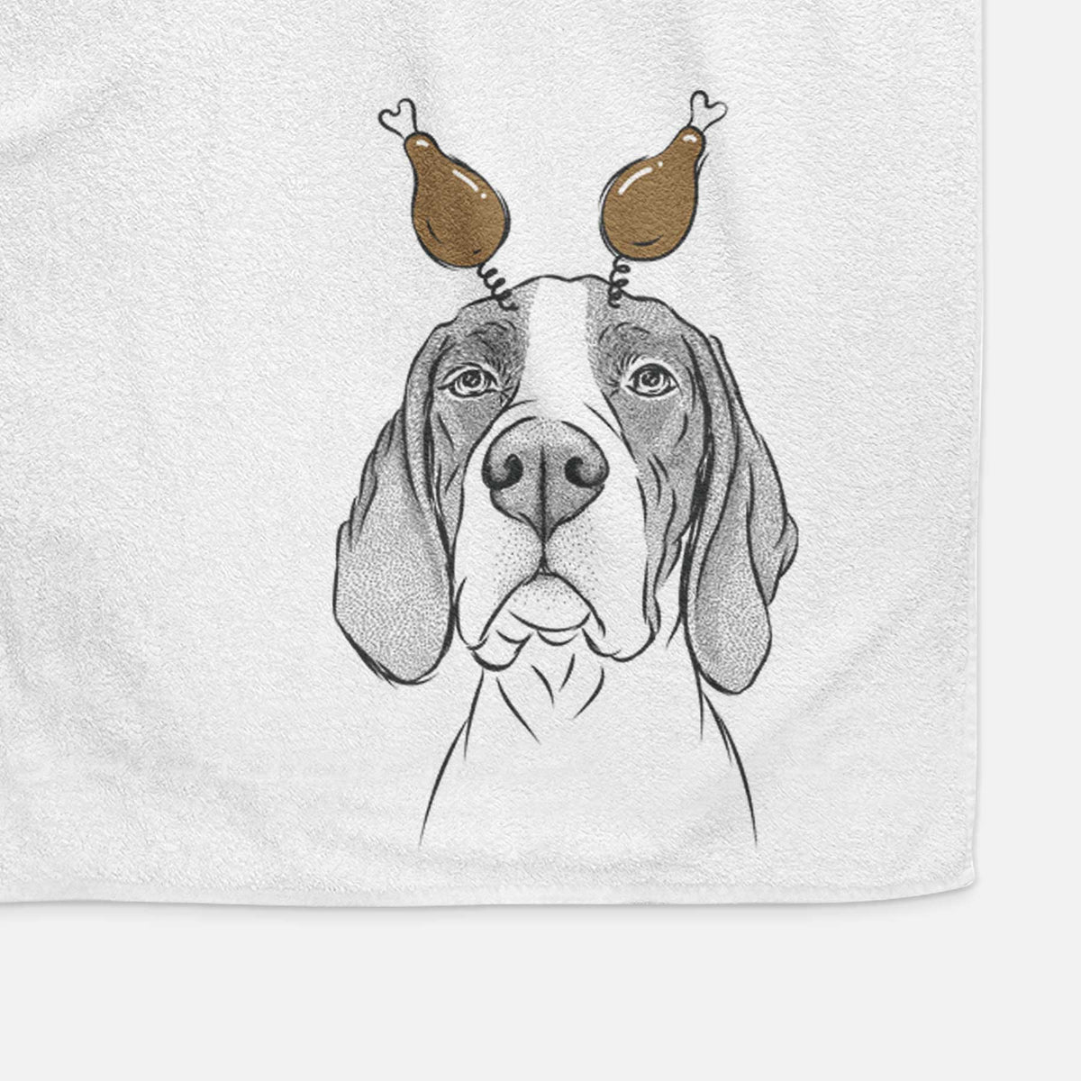 Liam the English Pointer Decorative Hand Towel
