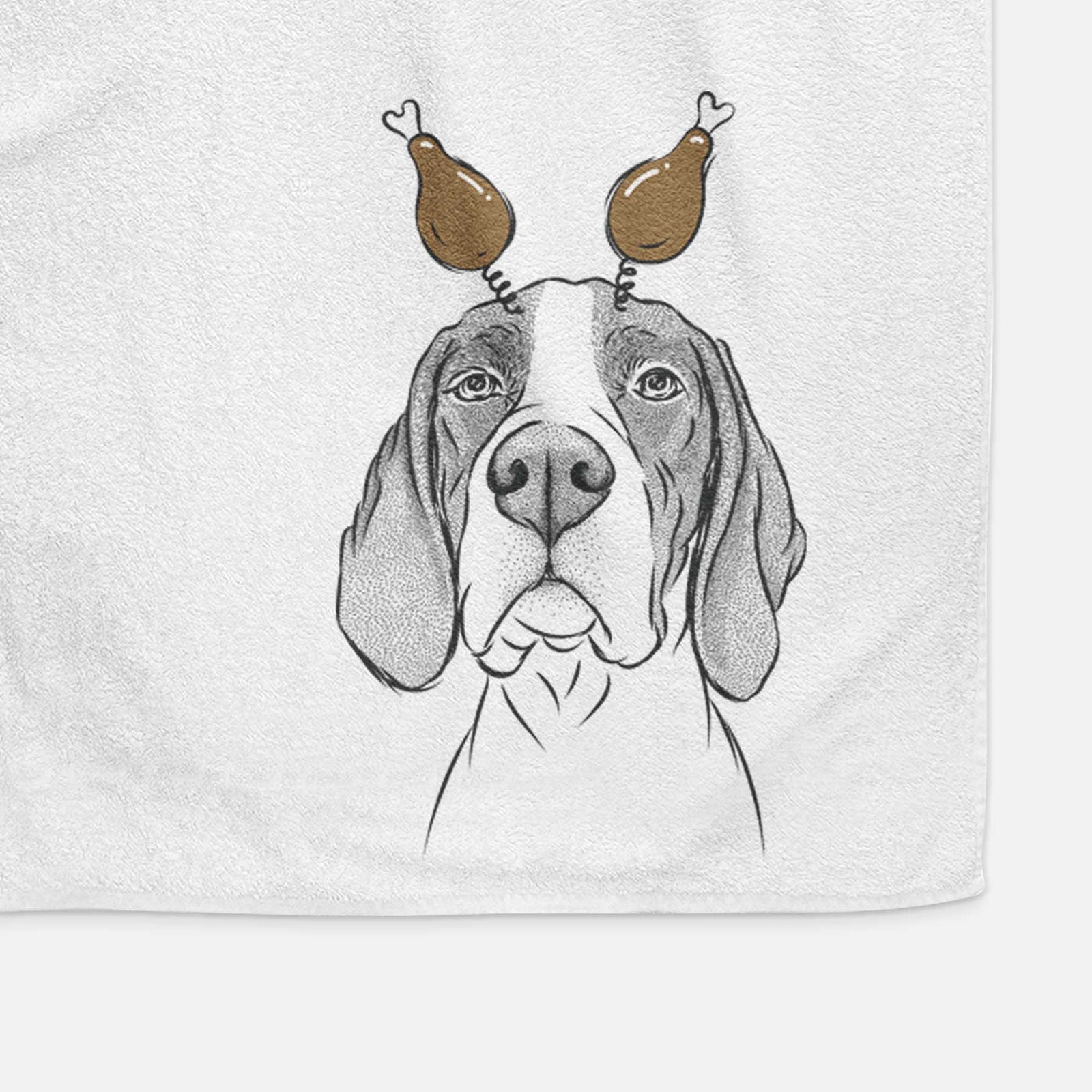 Liam the English Pointer Decorative Hand Towel