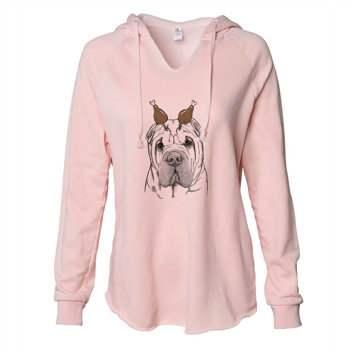 Thanksgiving Lilly the Shar Pei - Cali Wave Hooded Sweatshirt