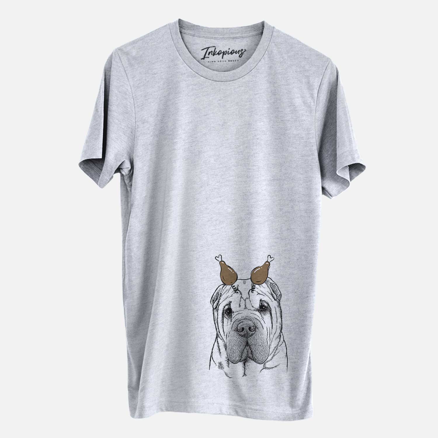 Thanksgiving Lilly the Shar Pei - Unisex Crewneck