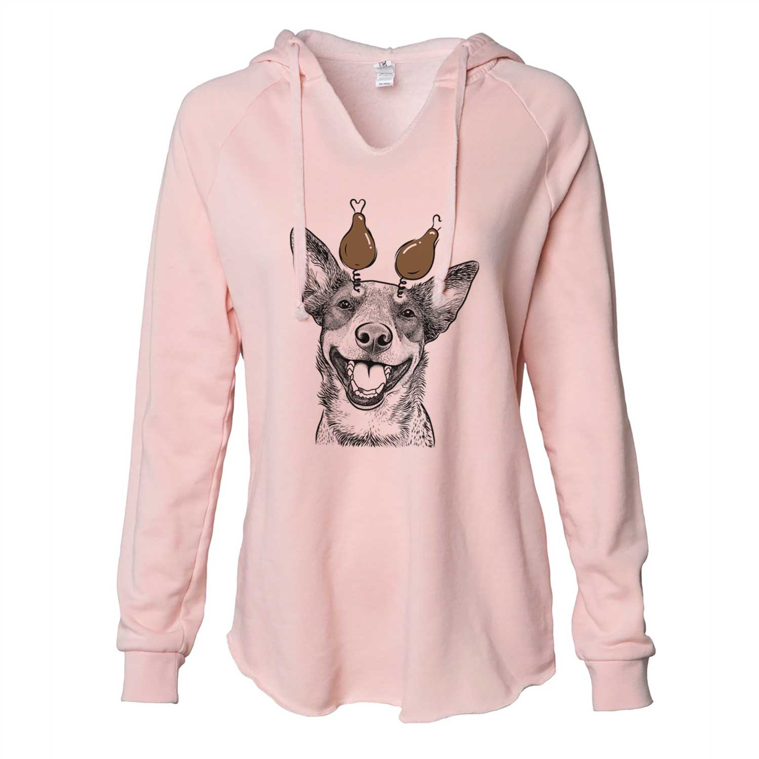 Thanksgiving Lily the Australian Cattle Dog - Cali Wave Hooded Sweatshirt