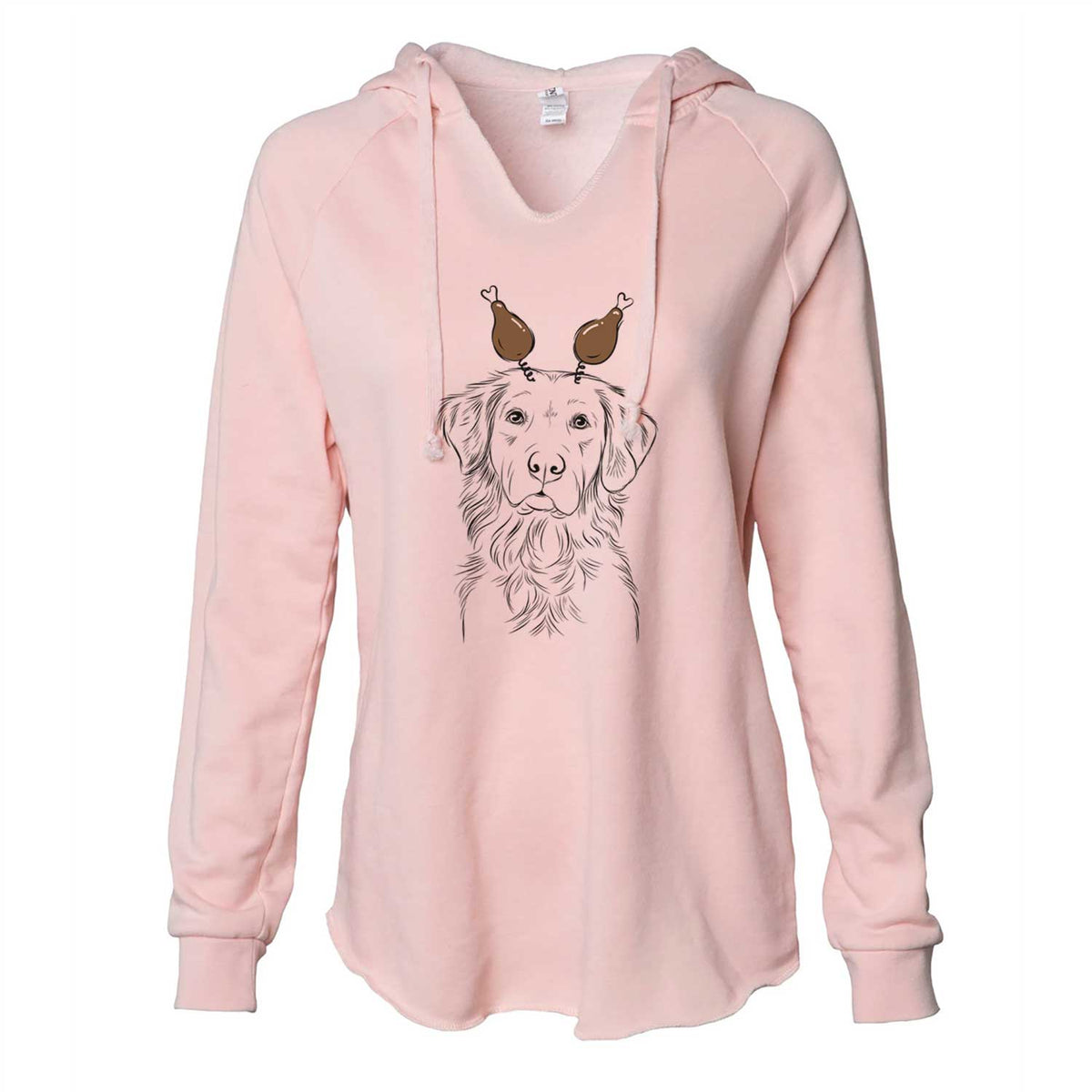 Thanksgiving Linden the Golden Retriever - Cali Wave Hooded Sweatshirt