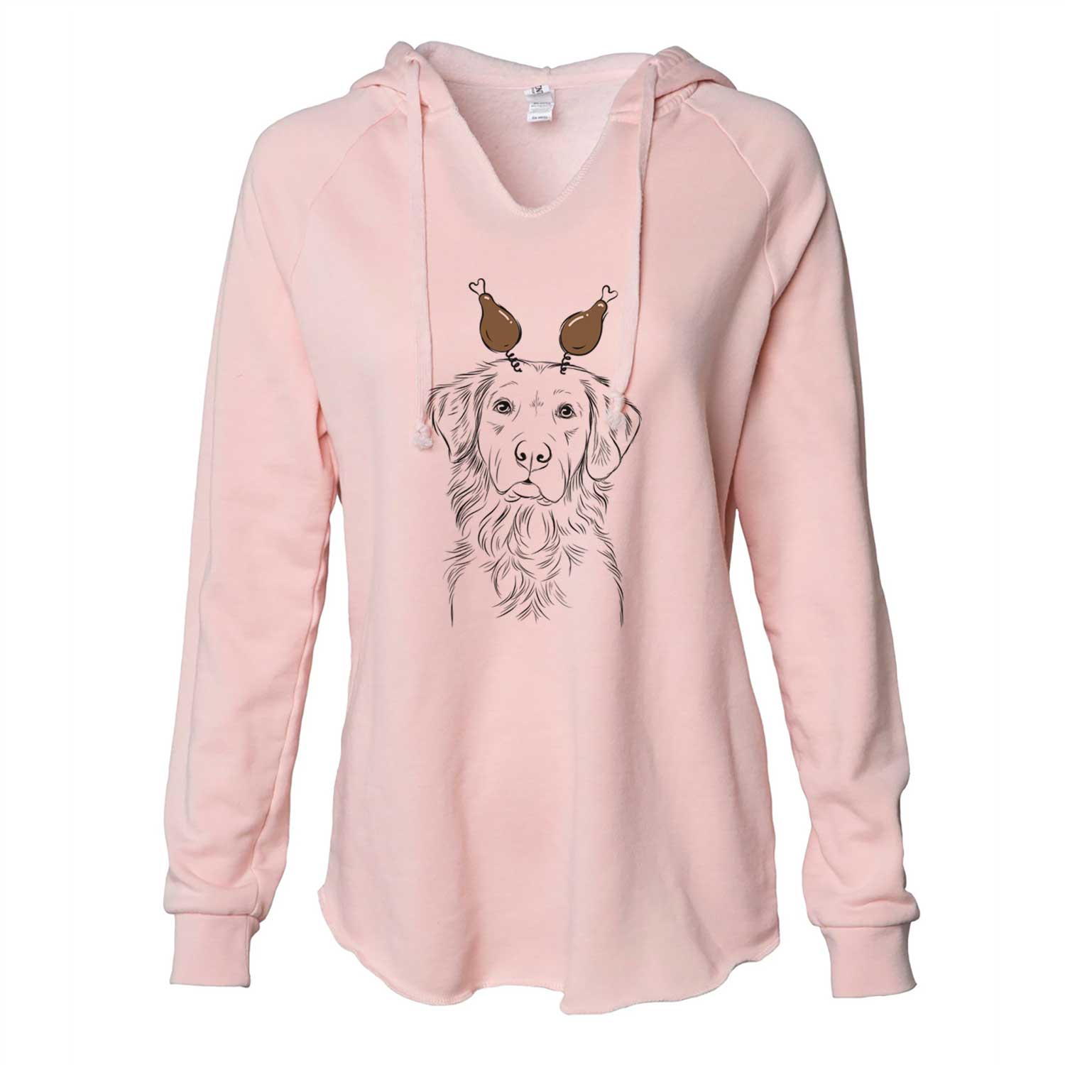 Thanksgiving Linden the Golden Retriever - Cali Wave Hooded Sweatshirt