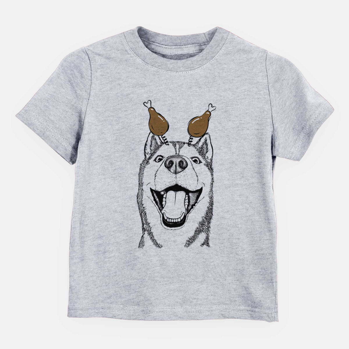 Thanksgiving Little Country the Siberian Husky - Kids/Youth/Toddler Shirt