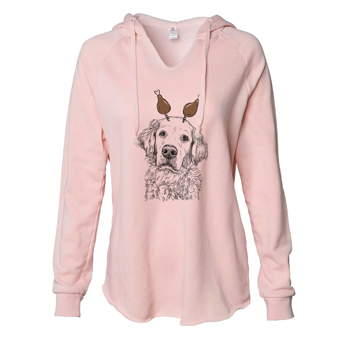 Thanksgiving Loganator the Golden Retriever - Cali Wave Hooded Sweatshirt