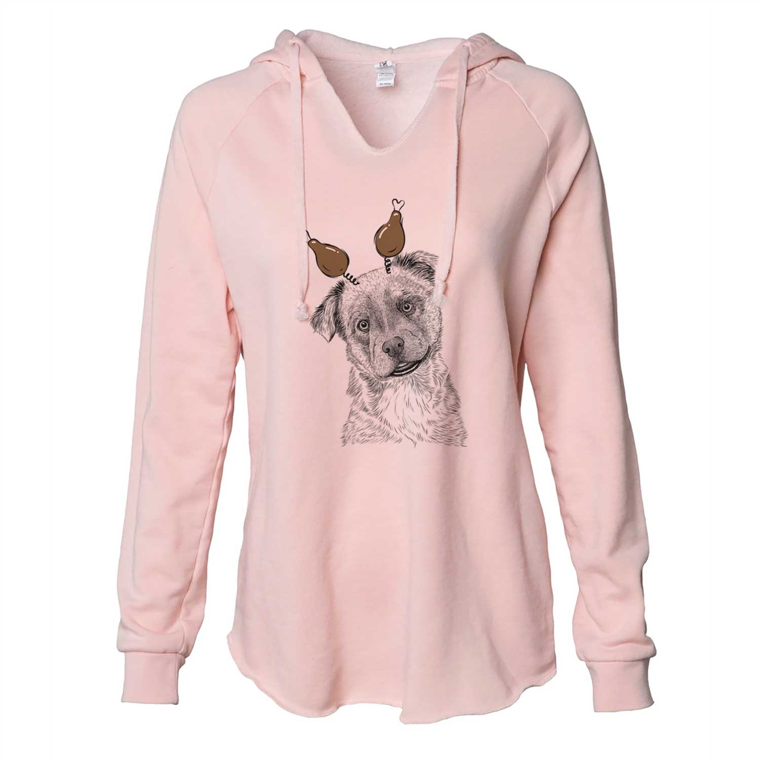 Thanksgiving Loki Bear the Australian Cattle Dog Mix - Cali Wave Hooded Sweatshirt