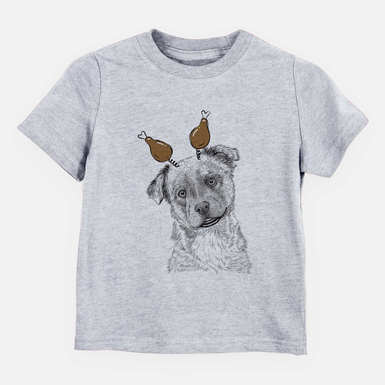 Thanksgiving Loki Bear the Australian Cattle Dog Mix - Kids/Youth/Toddler Shirt