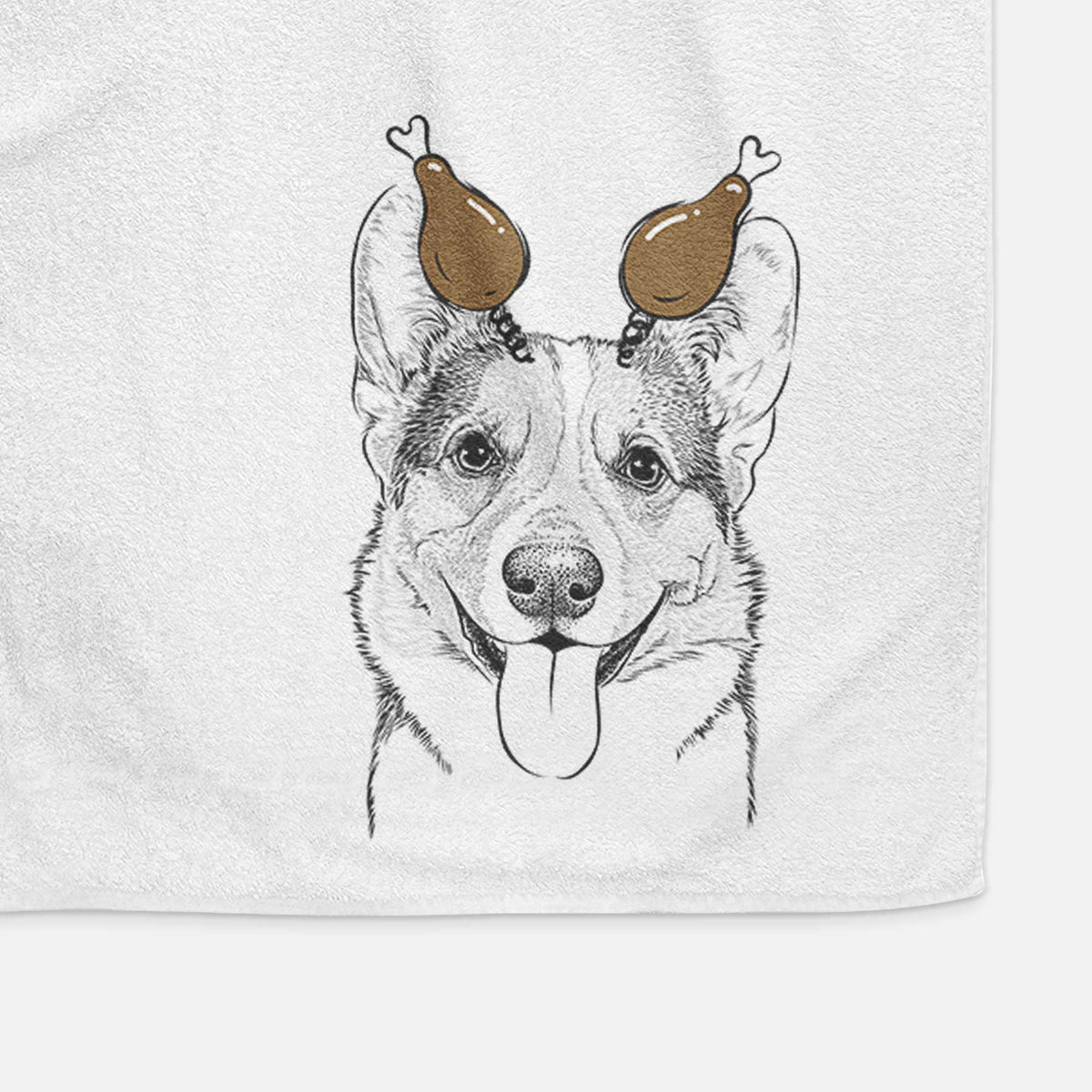Loki the Corgi Decorative Hand Towel