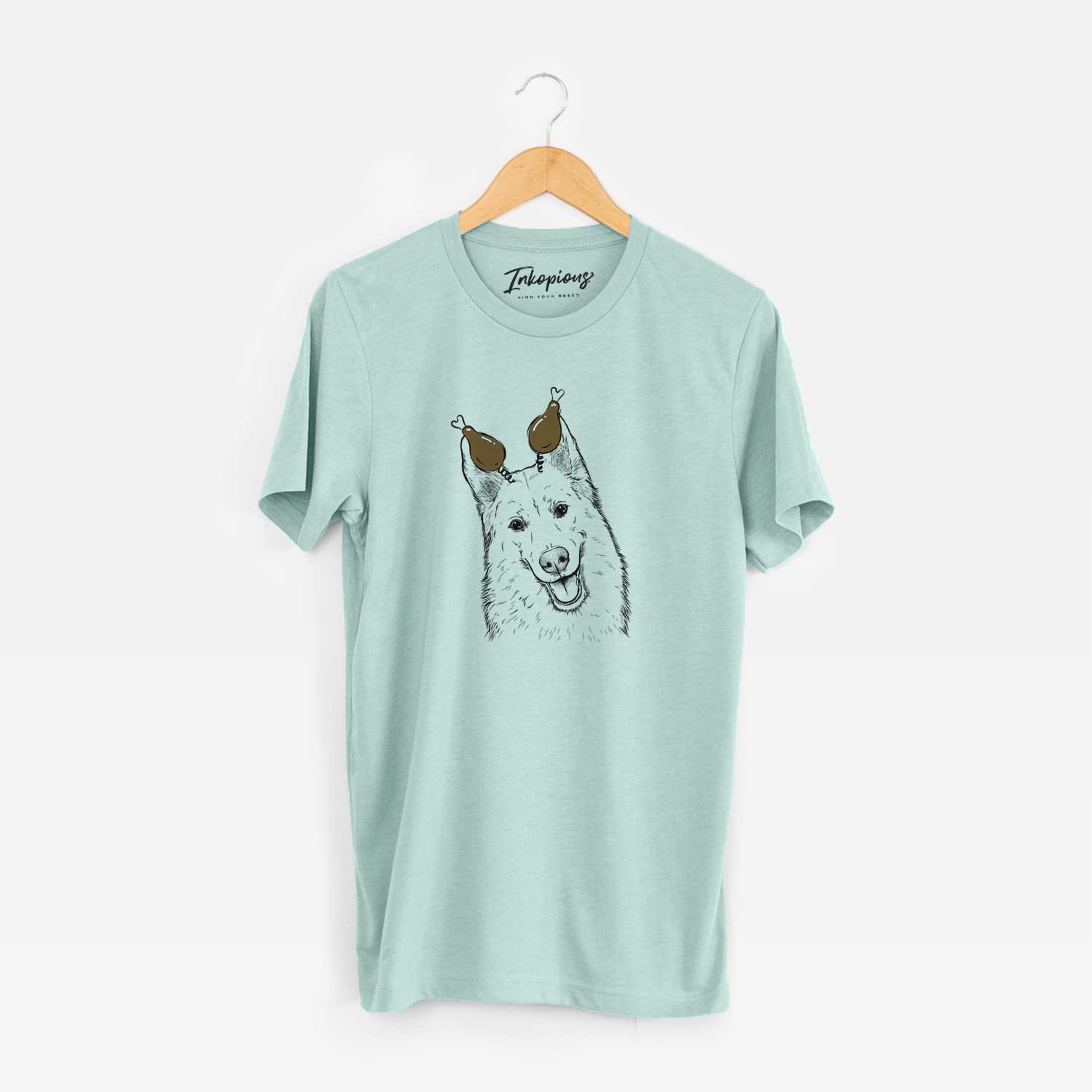 Thanksgiving Loki the Husky Shepherd Mix - Unisex Crewneck