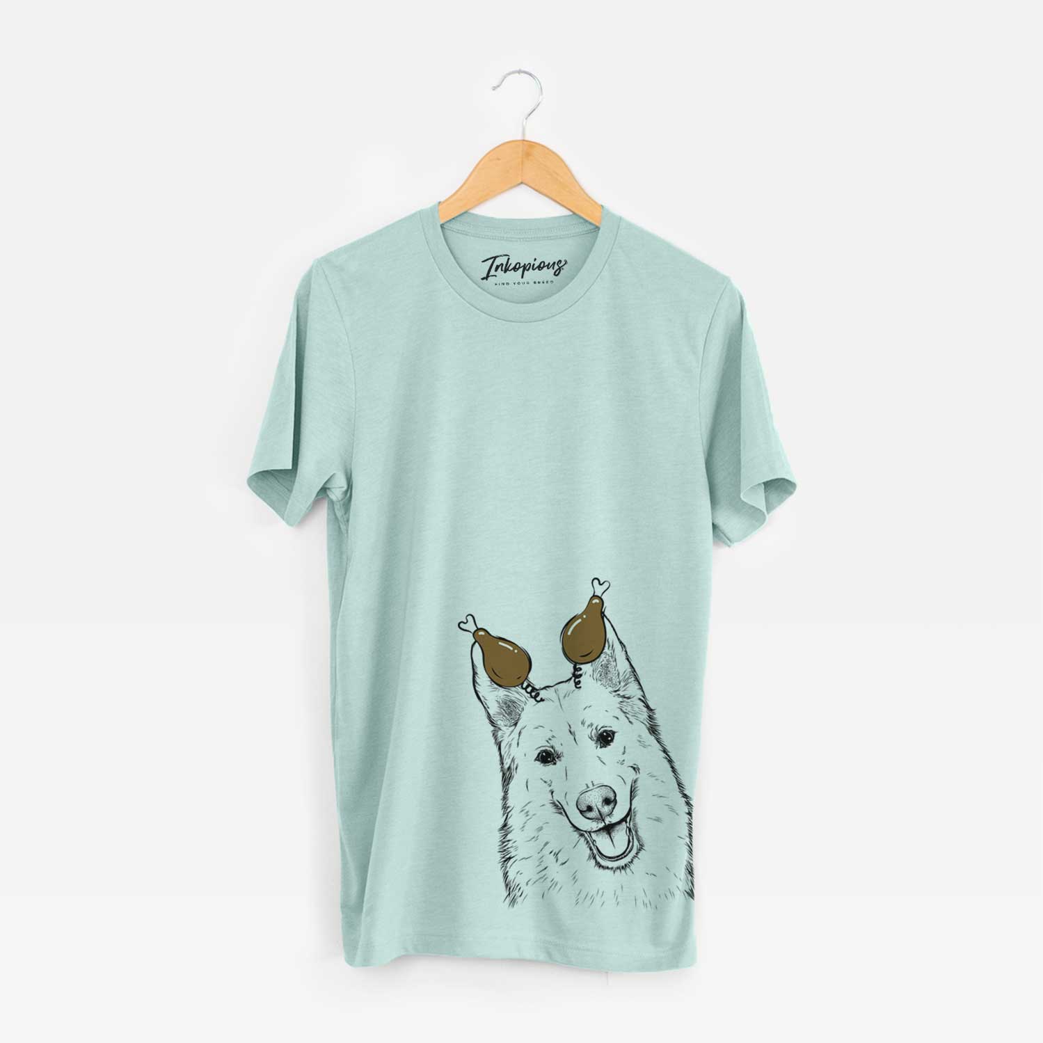 Thanksgiving Loki the Husky Shepherd Mix - Unisex Crewneck