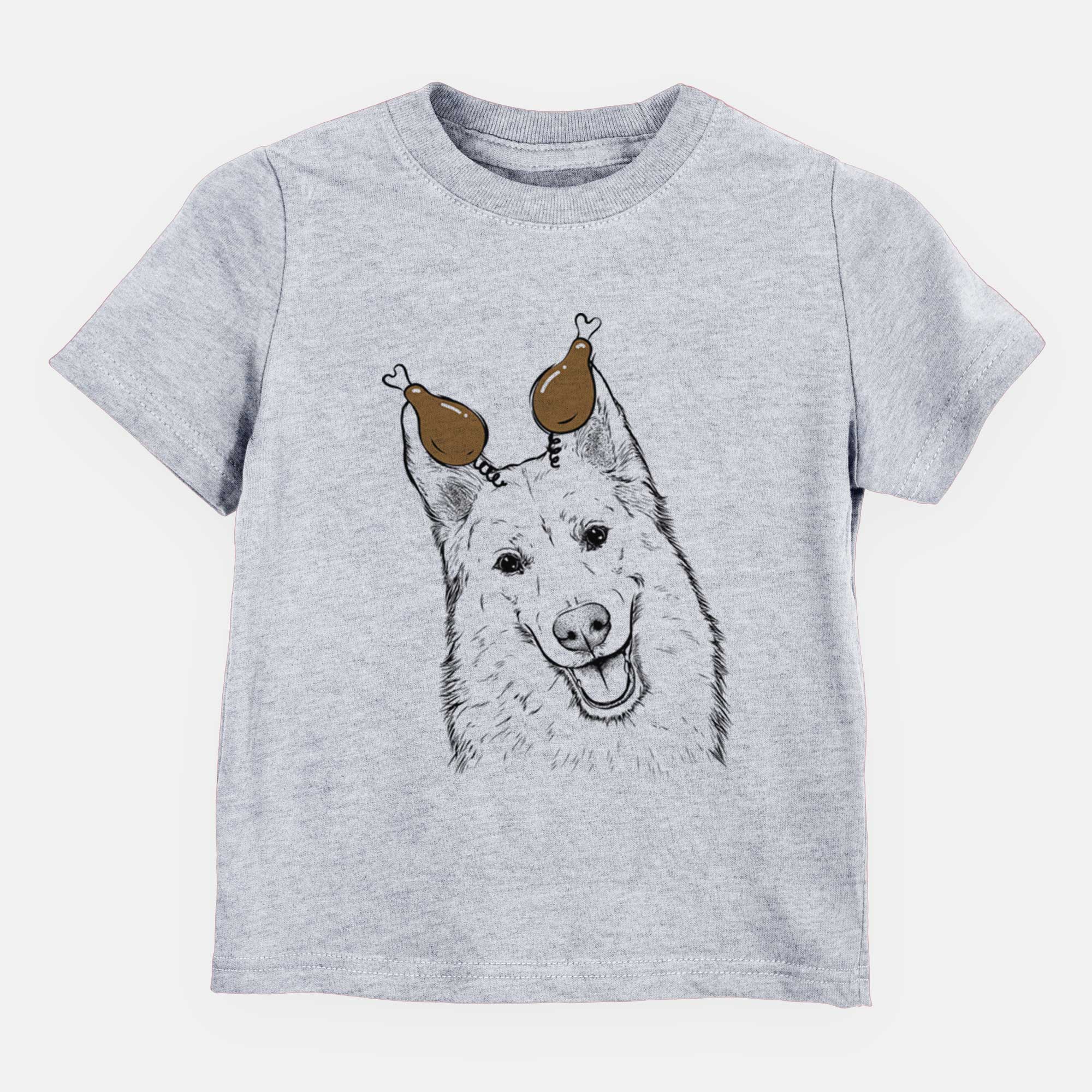 Thanksgiving Loki the Husky Shepherd Mix - Kids/Youth/Toddler Shirt