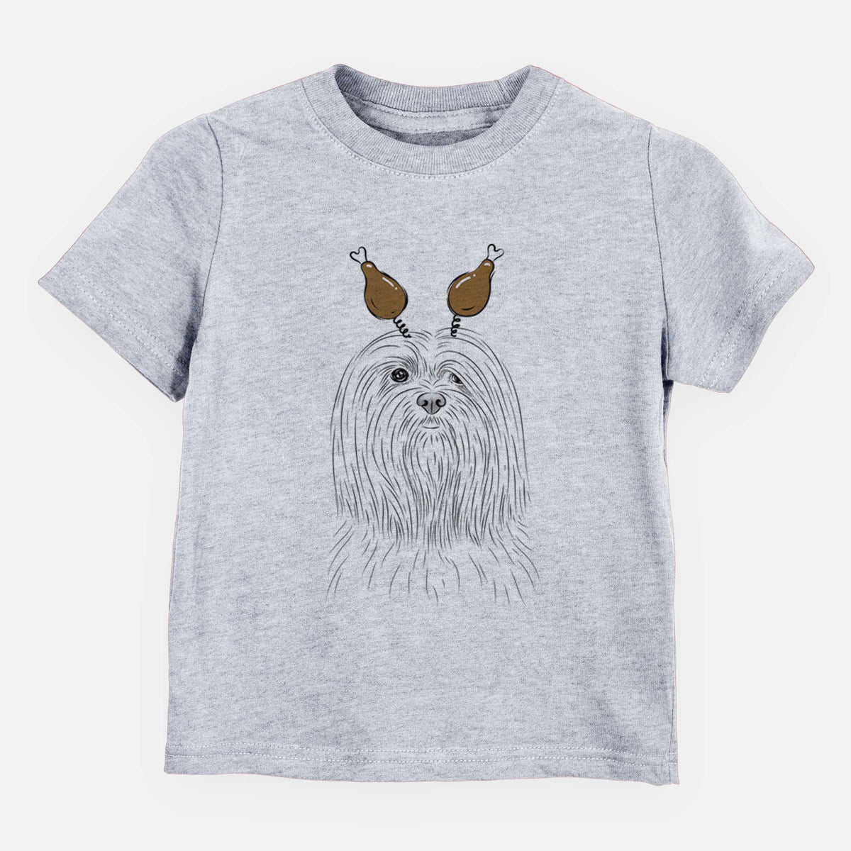 Thanksgiving Lorenzo the Lhasa Apso - Kids/Youth/Toddler Shirt