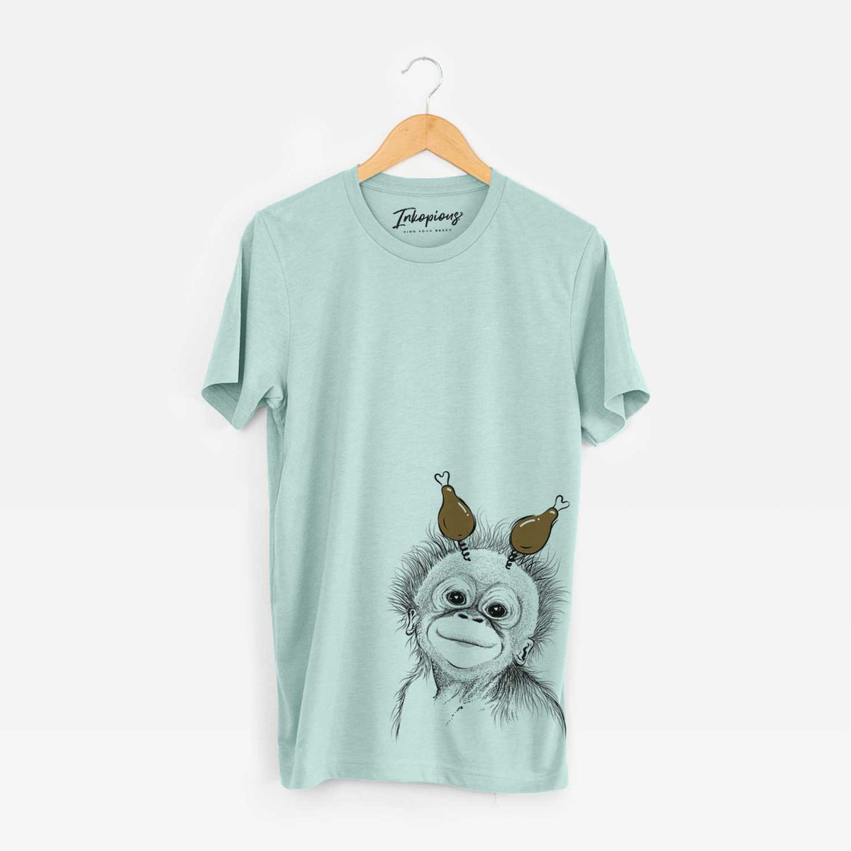 Thanksgiving Louie the Baby Orangutan - Unisex Crewneck