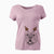 Thanksgiving Louie the English Bulldog - Women's V-neck Shirt