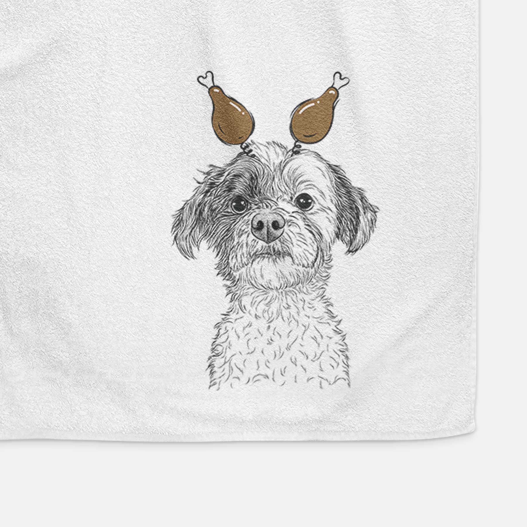 Louise the Havanese Decorative Hand Towel