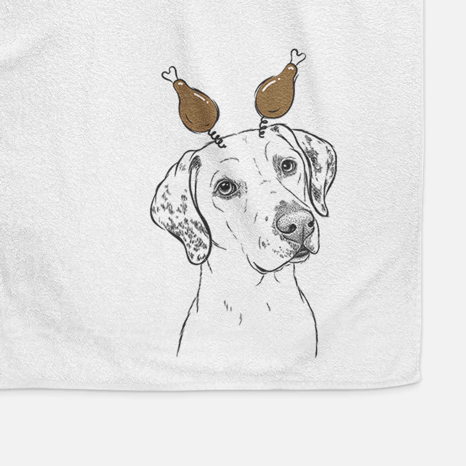 Lucky the Dalmatian Decorative Hand Towel