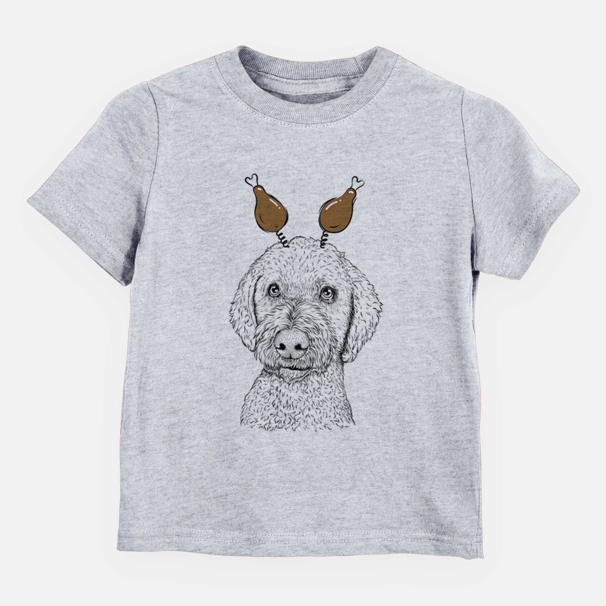 Thanksgiving Lucy Boo the Goldendoodle - Kids/Youth/Toddler Shirt