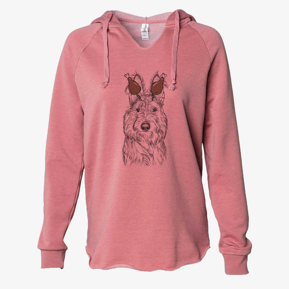 Thanksgiving Luna the Berger Picard - Cali Wave Hooded Sweatshirt