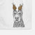 Luna the Doberman Pinscher Decorative Hand Towel