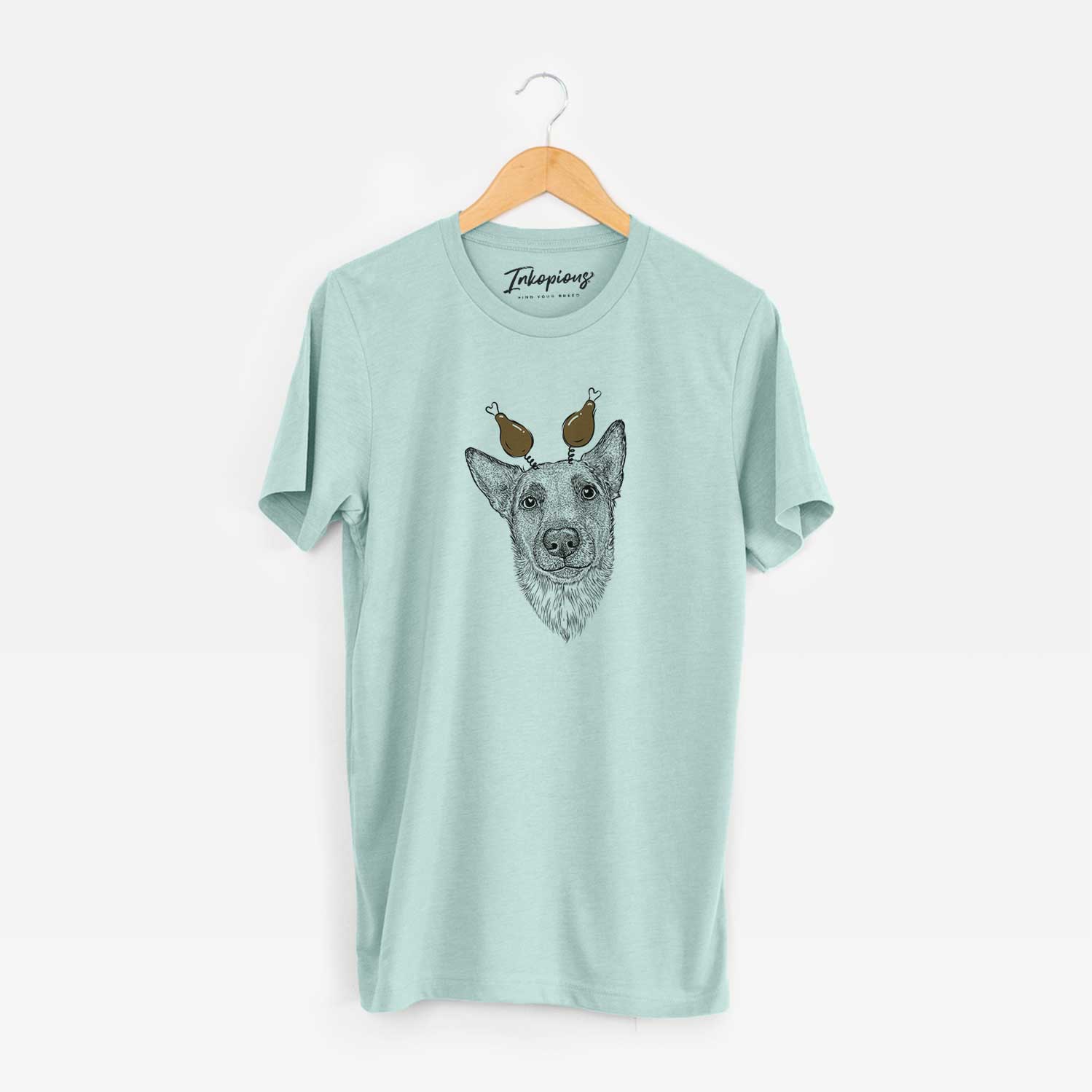 Thanksgiving Luna the Shepherd Mix - Unisex Crewneck