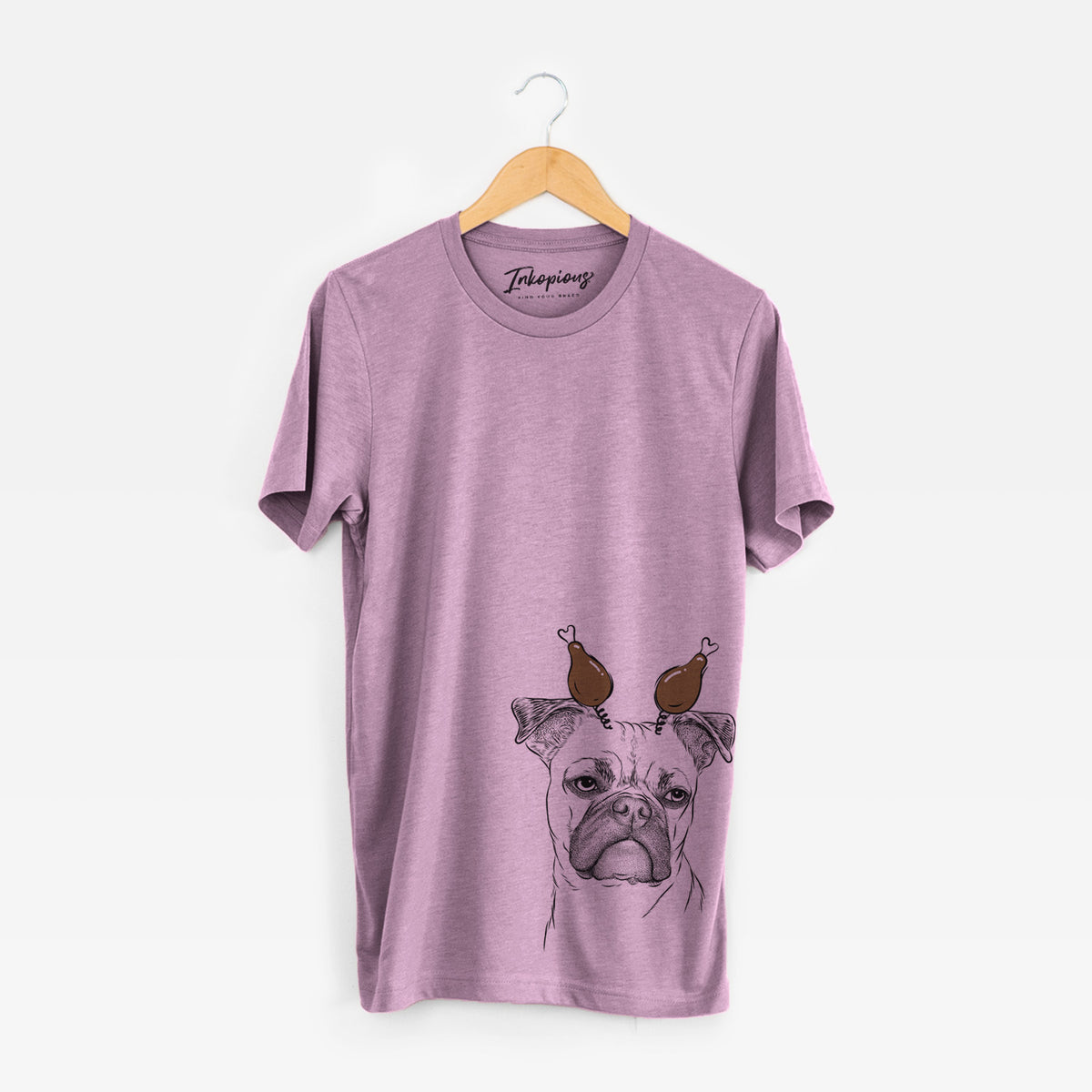 Thanksgiving Mack the Bugg (Boston Terrier/Pug) - Unisex Crewneck