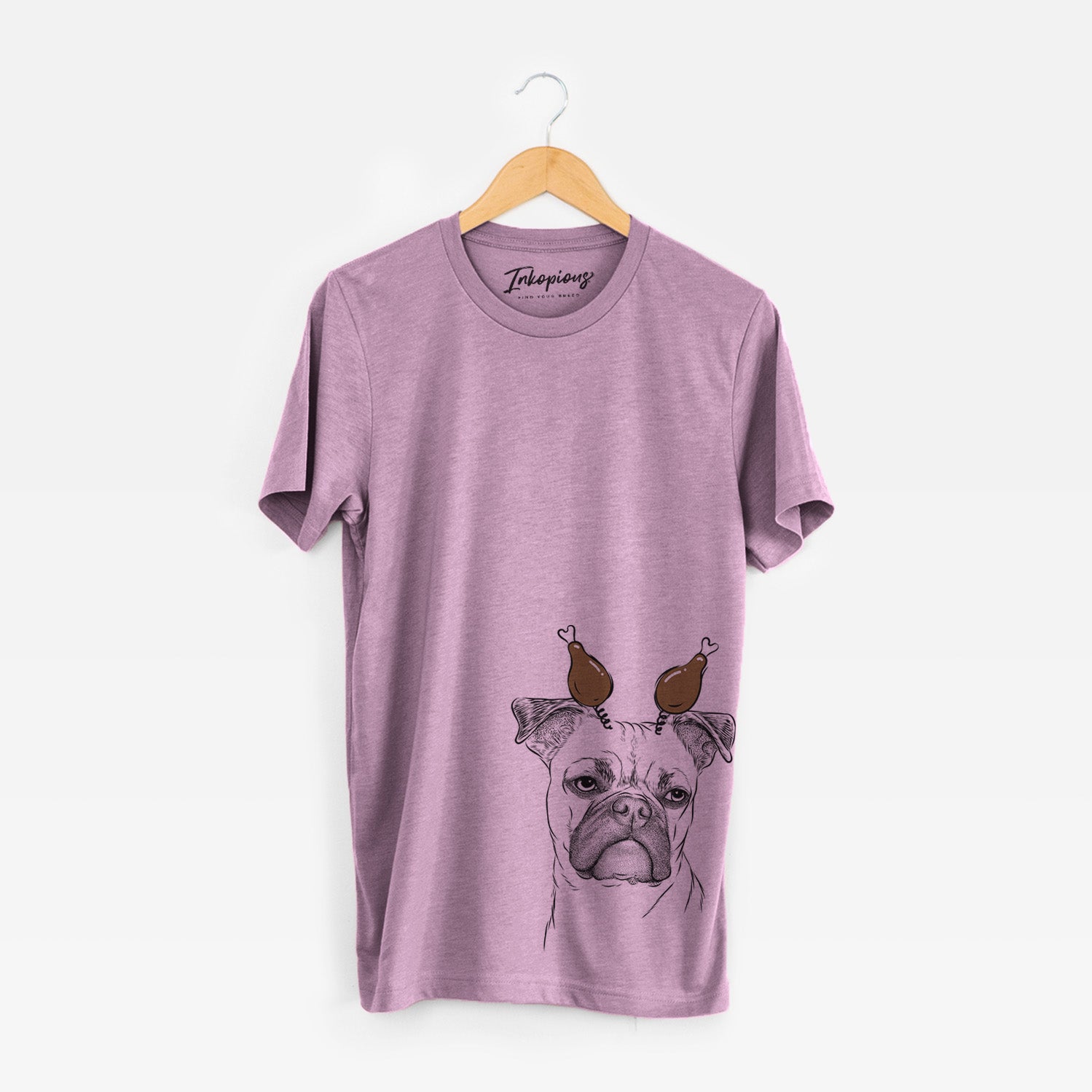 Thanksgiving Mack the Bugg (Boston Terrier/Pug) - Unisex Crewneck