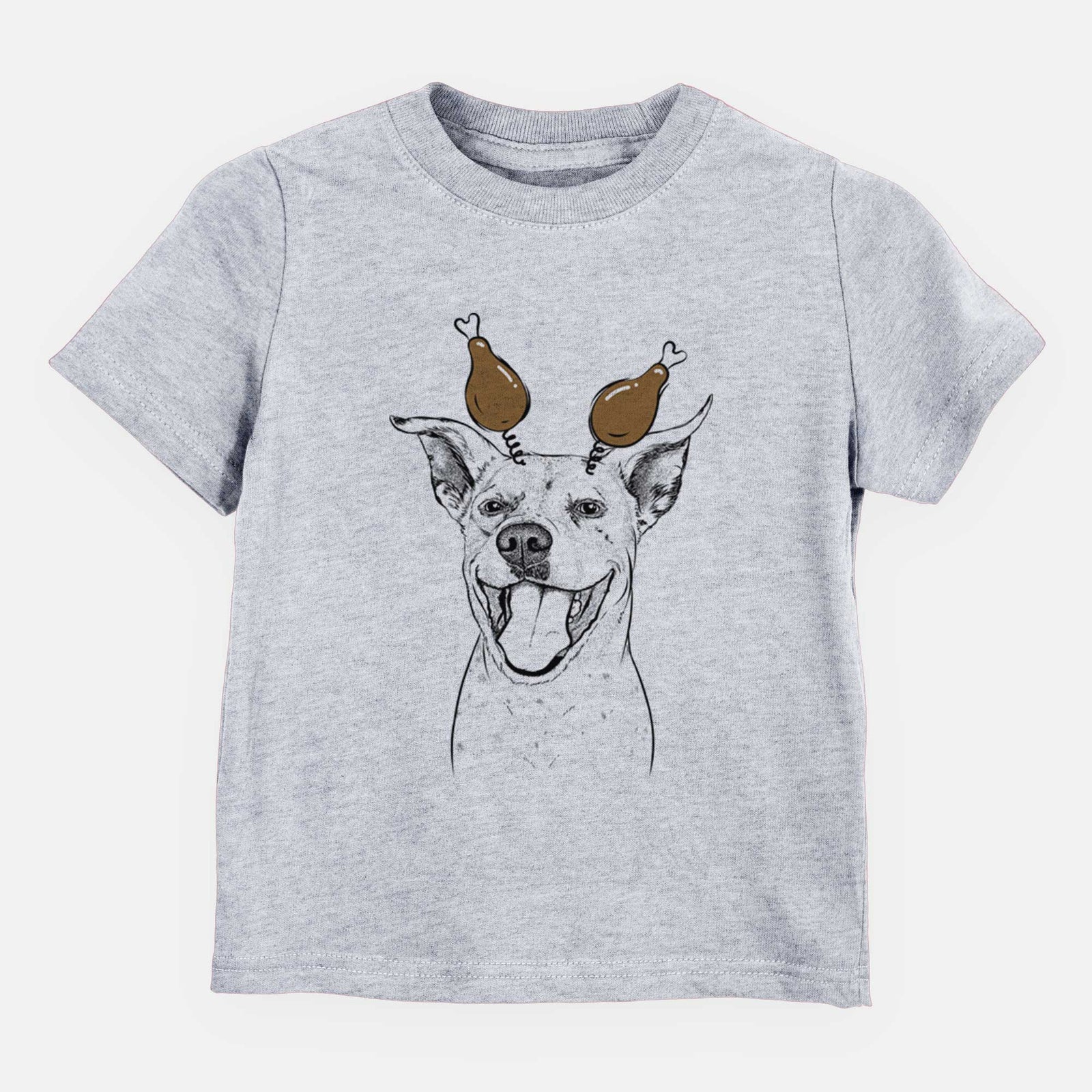 Thanksgiving Maddie the Dalmatian Pitbull Mix - Kids/Youth/Toddler Shirt