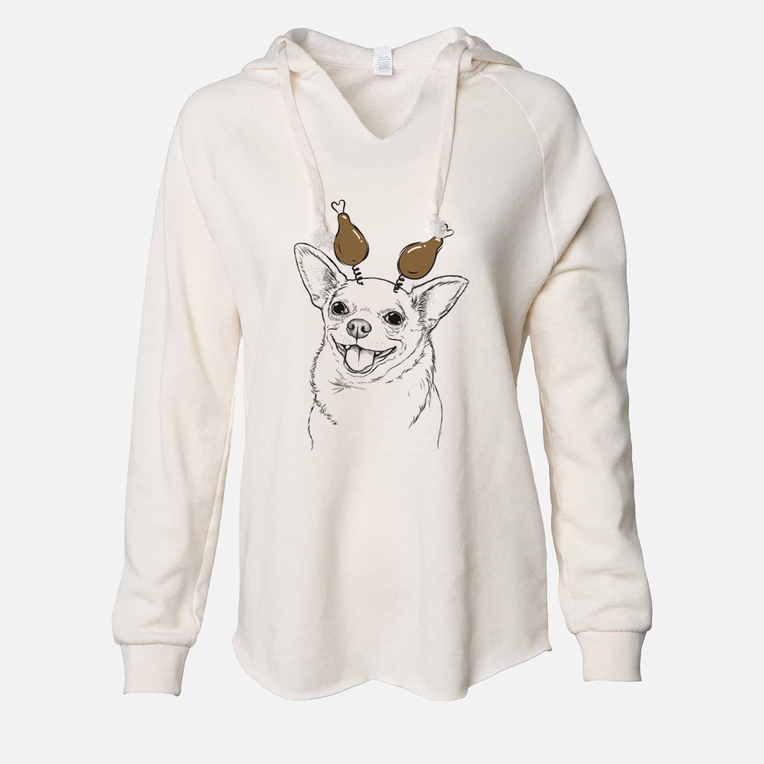 Thanksgiving Maddison Pearl the Chihuahua - Cali Wave Hooded Sweatshirt