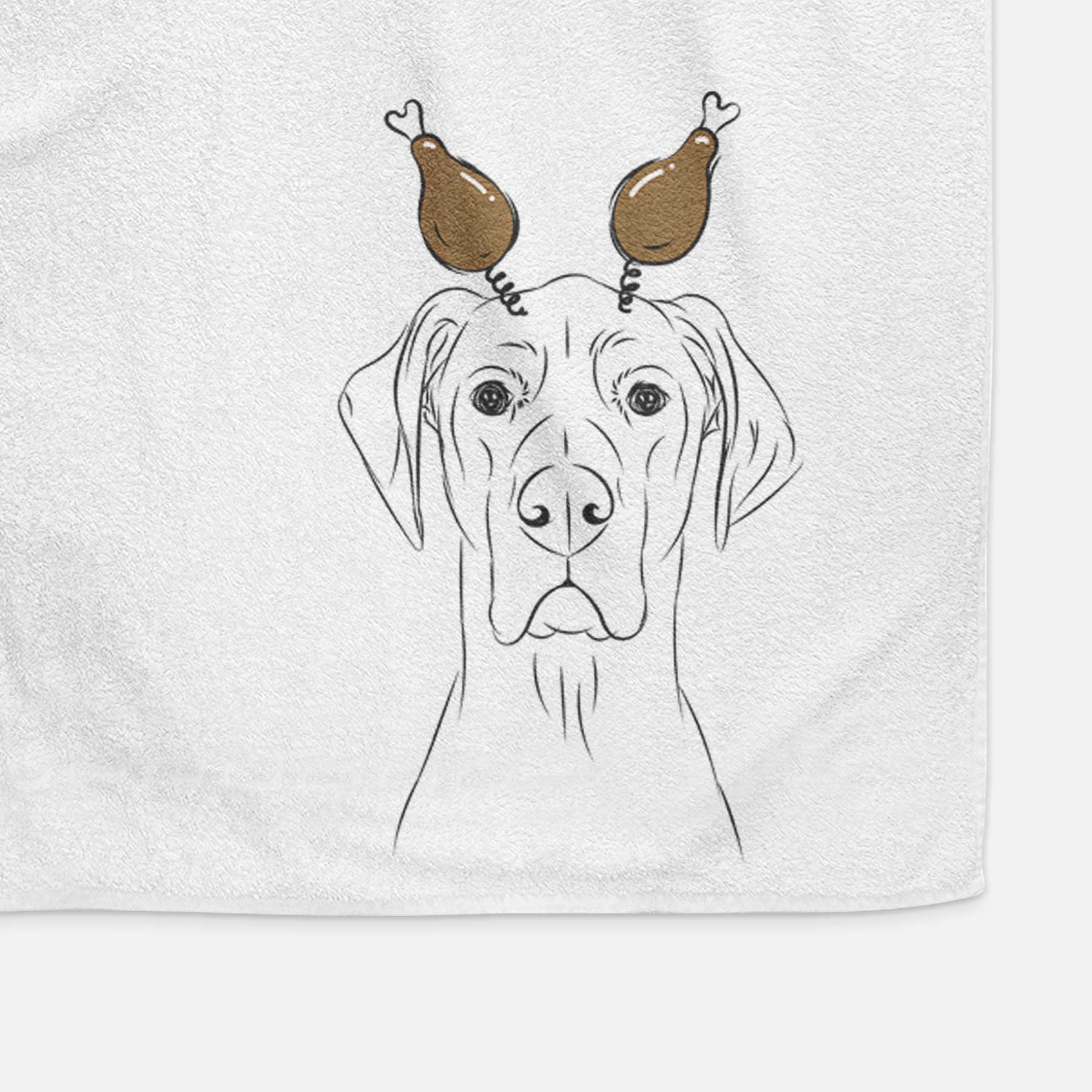 Maddox the Great Dane Decorative Hand Towel