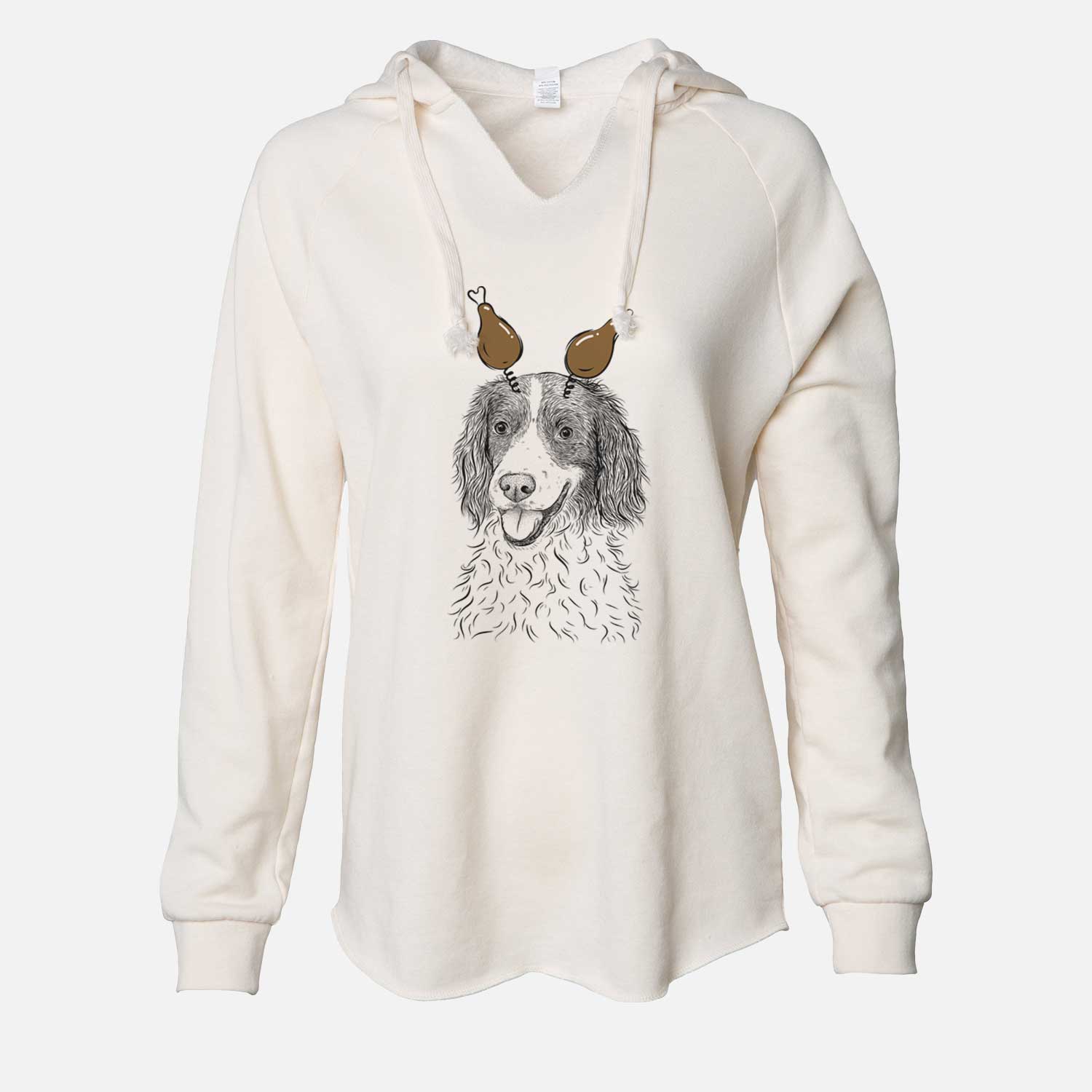 Thanksgiving Maggie the Springer Spaniel - Cali Wave Hooded Sweatshirt