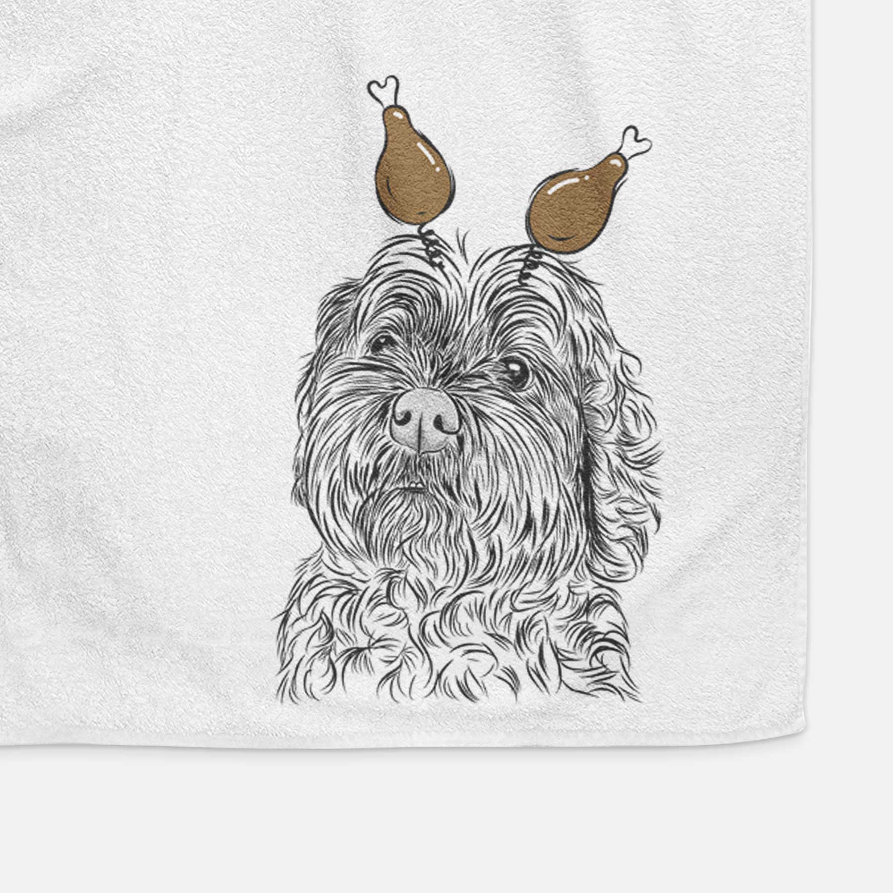 Maggie Girl the Cockapoo Decorative Hand Towel