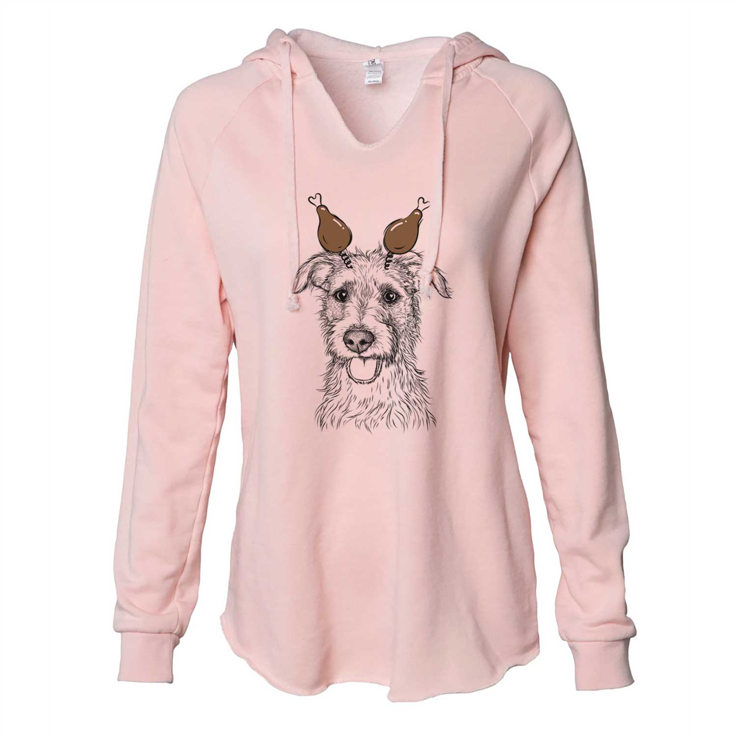 Thanksgiving Maggie the Terrier Mix - Cali Wave Hooded Sweatshirt