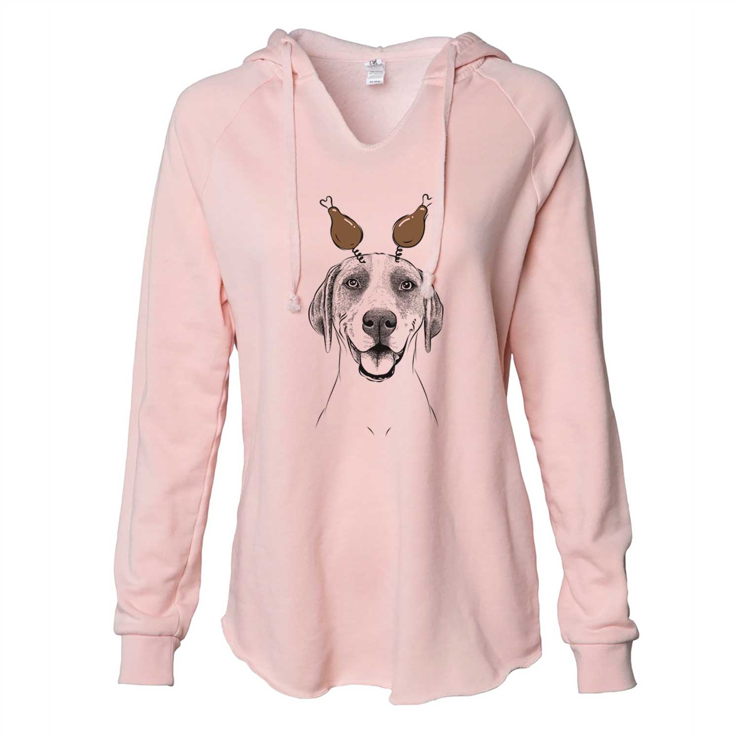 Thanksgiving Maggie the Treeing Walker Coonhound - Cali Wave Hooded Sweatshirt